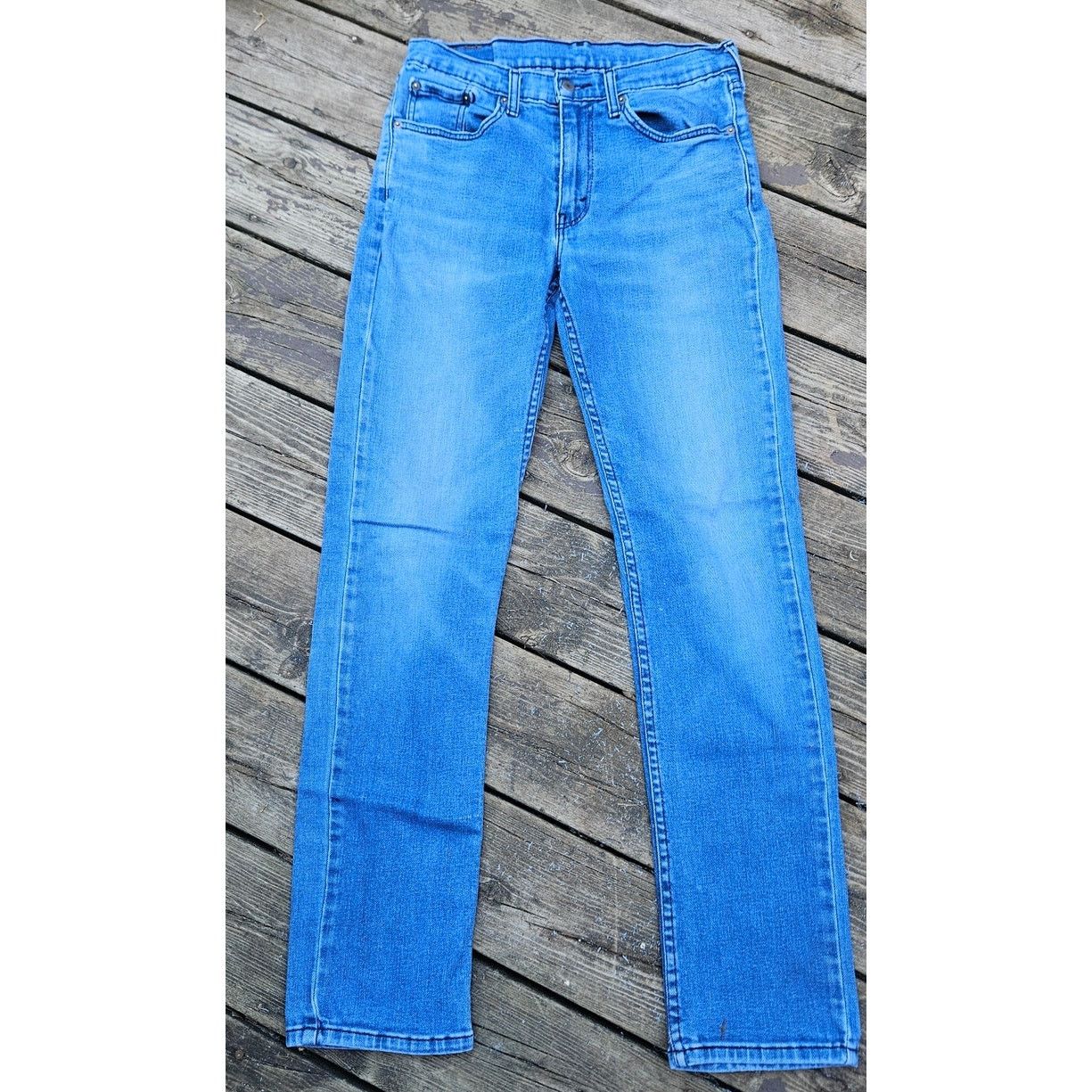 Levi's Men's Levi's Jeans 514, 32 x 34, Gently Worn, Light Wash Size US 32 / EU 48 - 1 Thumbnail