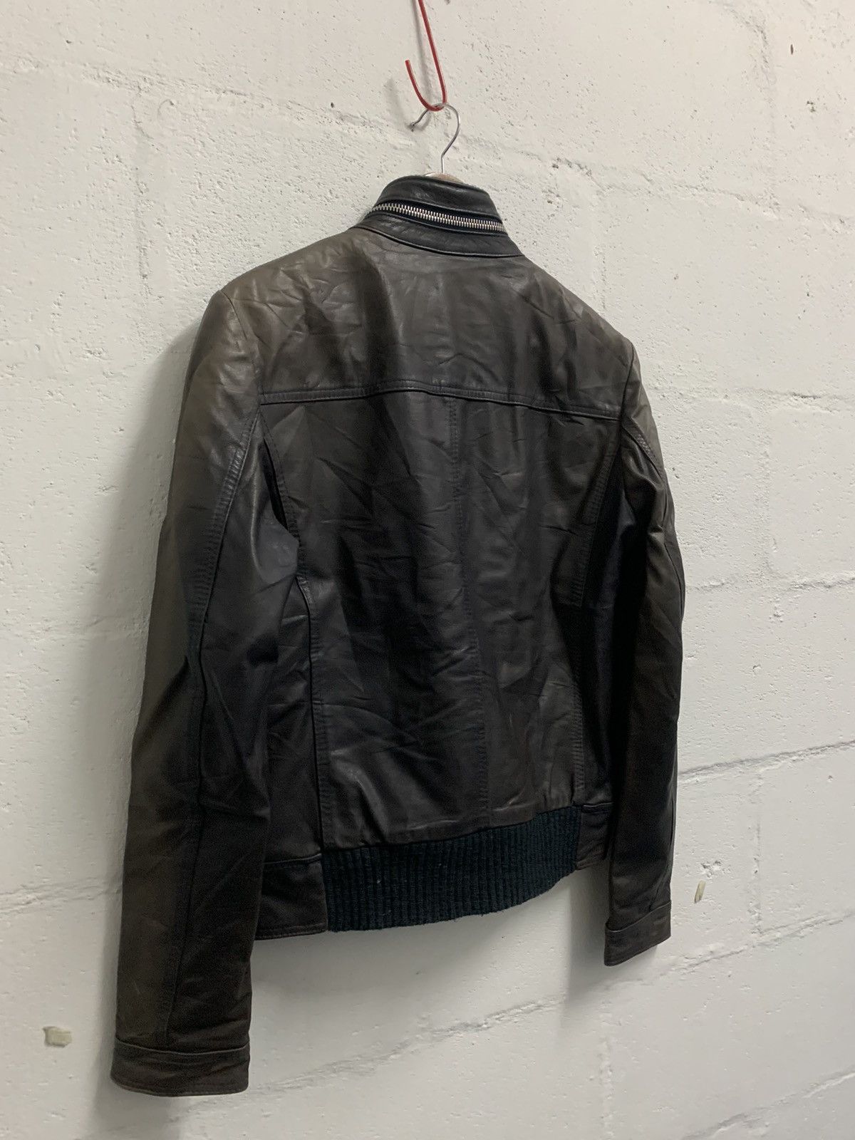 Dacute Vintage Dacute Distressed Leather Jacket Size US S / EU 44-46 / 1 - 8 Thumbnail