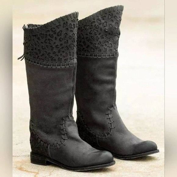 image of Corral Indie Charlie Charcoal Gray Western Cowgirl Boots in Grey, Women's (Size 10)