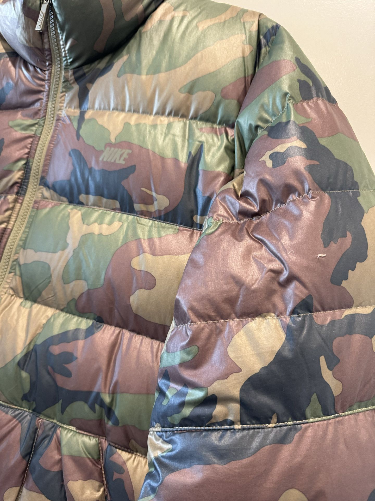 Nike Nike Puffer Camo Jacket Size US L / EU 52-54 / 3 - 4 Thumbnail