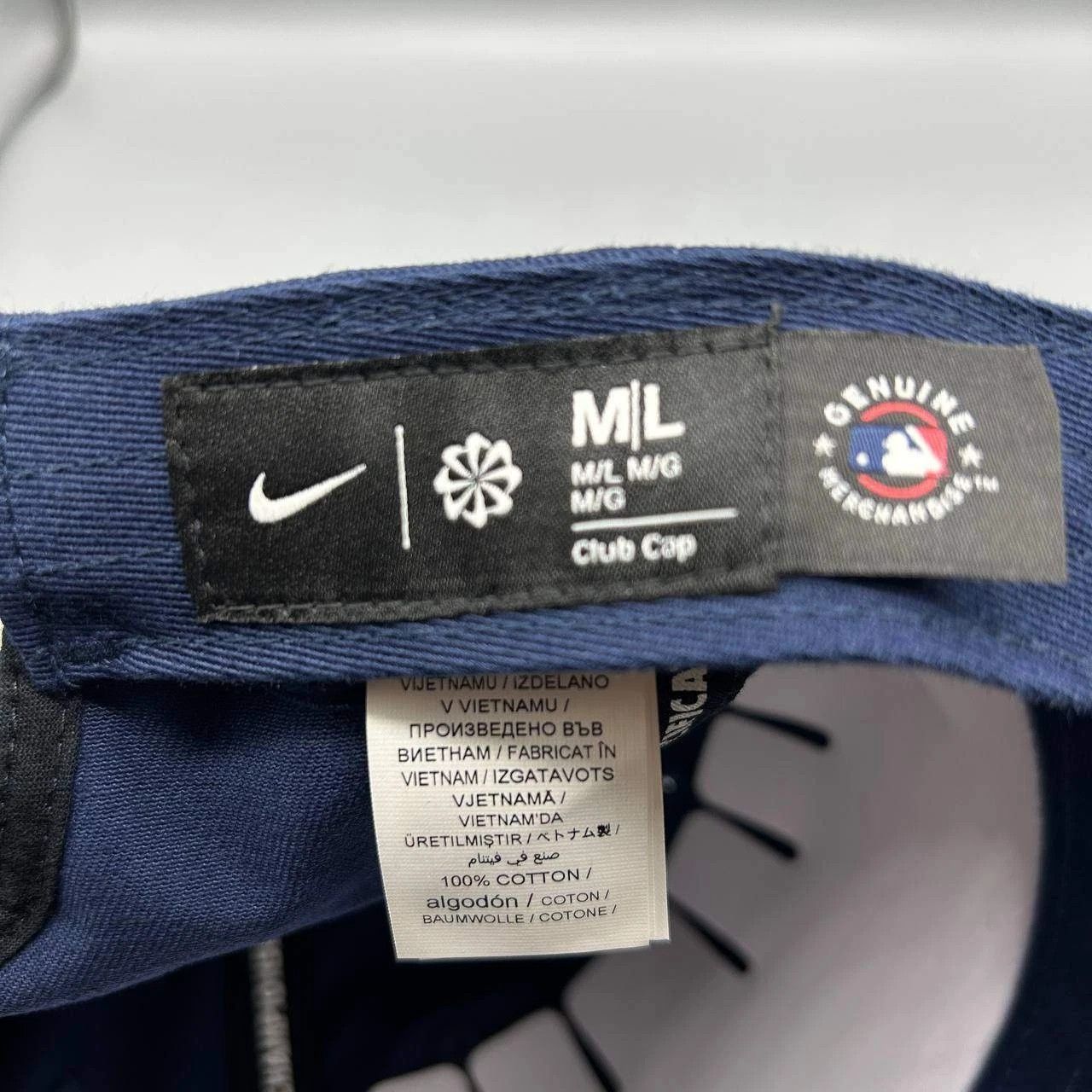 Nike Houston Astros x Nike Club Hat Men M-L Strap Back Cap Cotton Size ONE SIZE - 4 Thumbnail