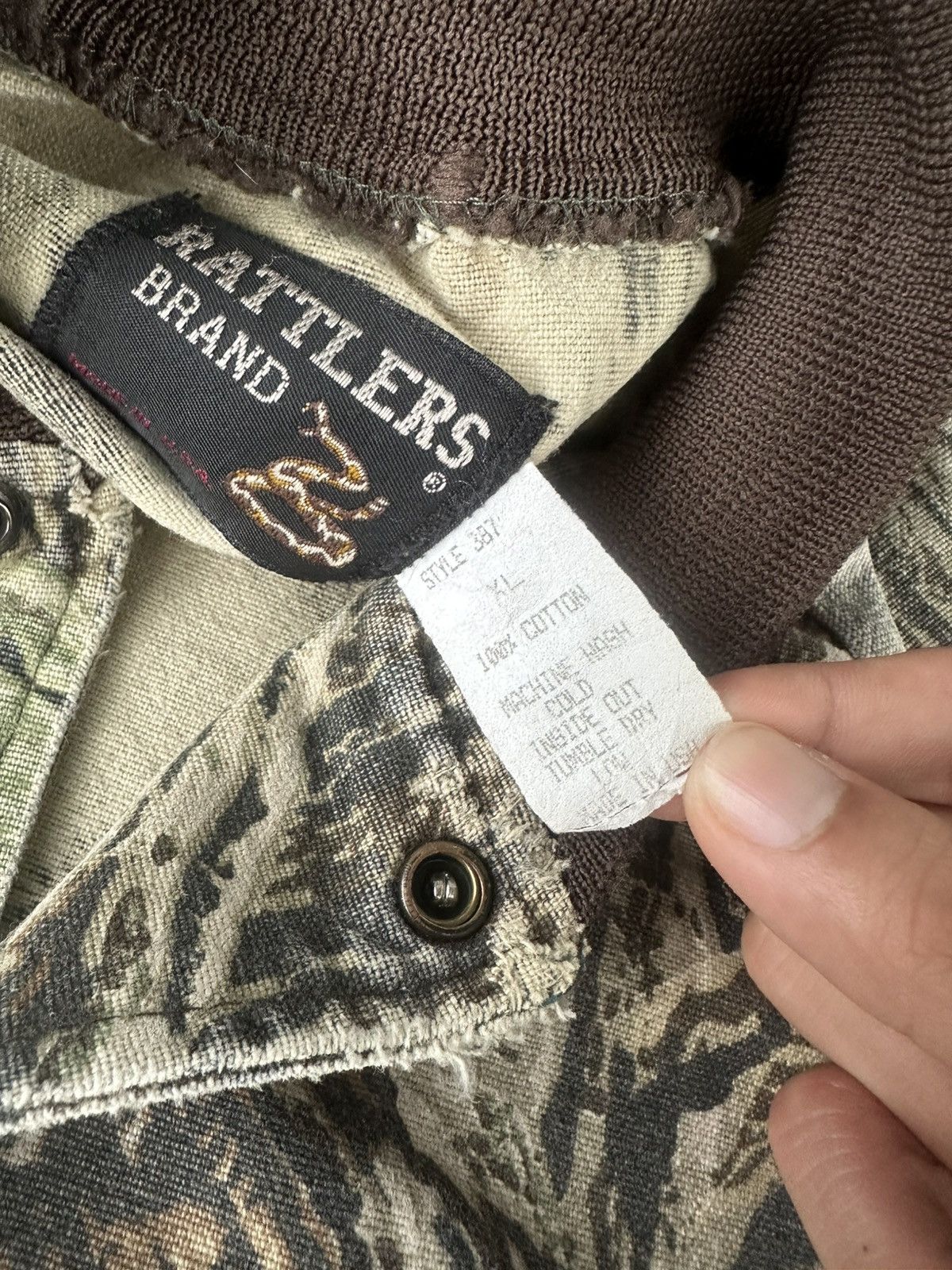 Mossy Oaks × Vintage Vintage 80s Y2K Mossy Oak Realtree Camo Rare Bomber Jacket Size US XL / EU 56 / 4 - 5 Thumbnail