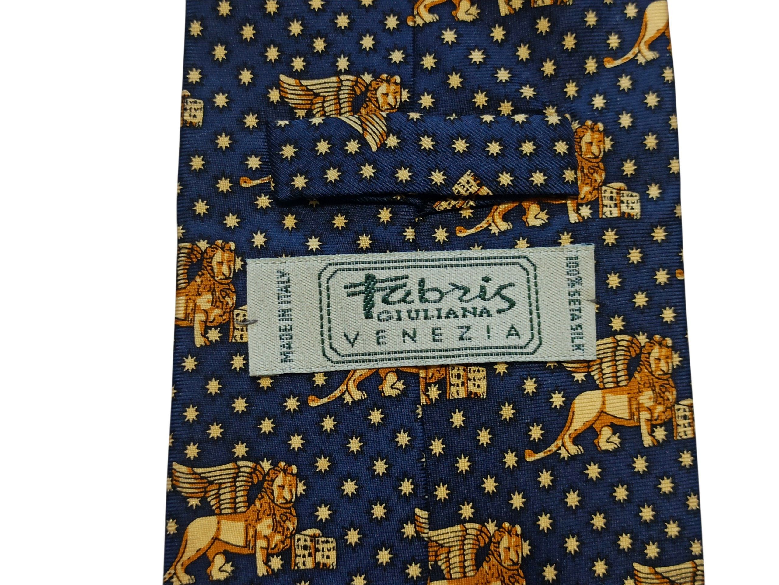 Other Giuliana Fabris NWOT Heraldic Lion of St Mark Tie Size ONE SIZE - 3 Thumbnail