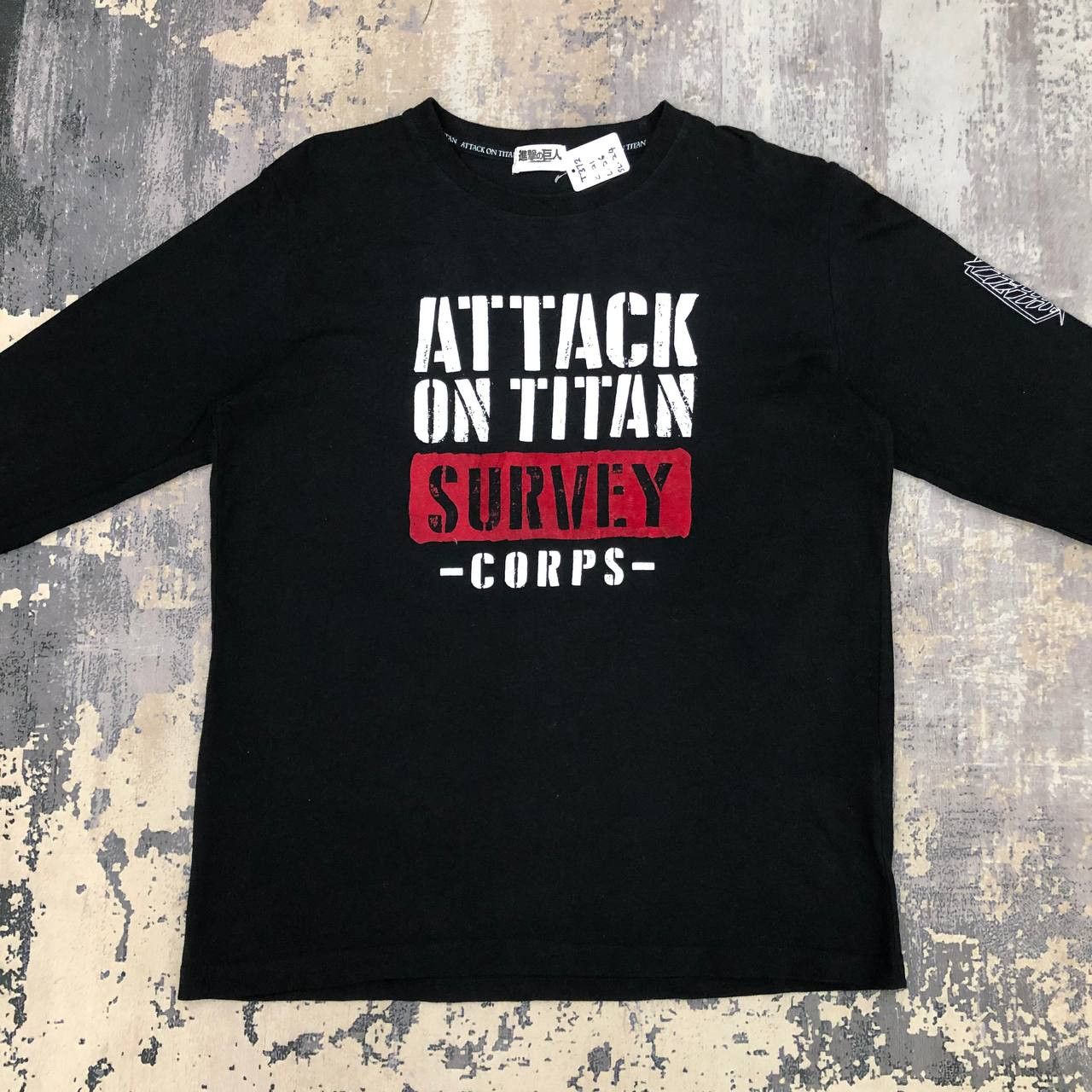 Anime × Japanese Brand T372 ATTACK ON TITAN SURVE CORPS ANIME TEE Size US L / EU 52-54 / 3 - 3 Thumbnail