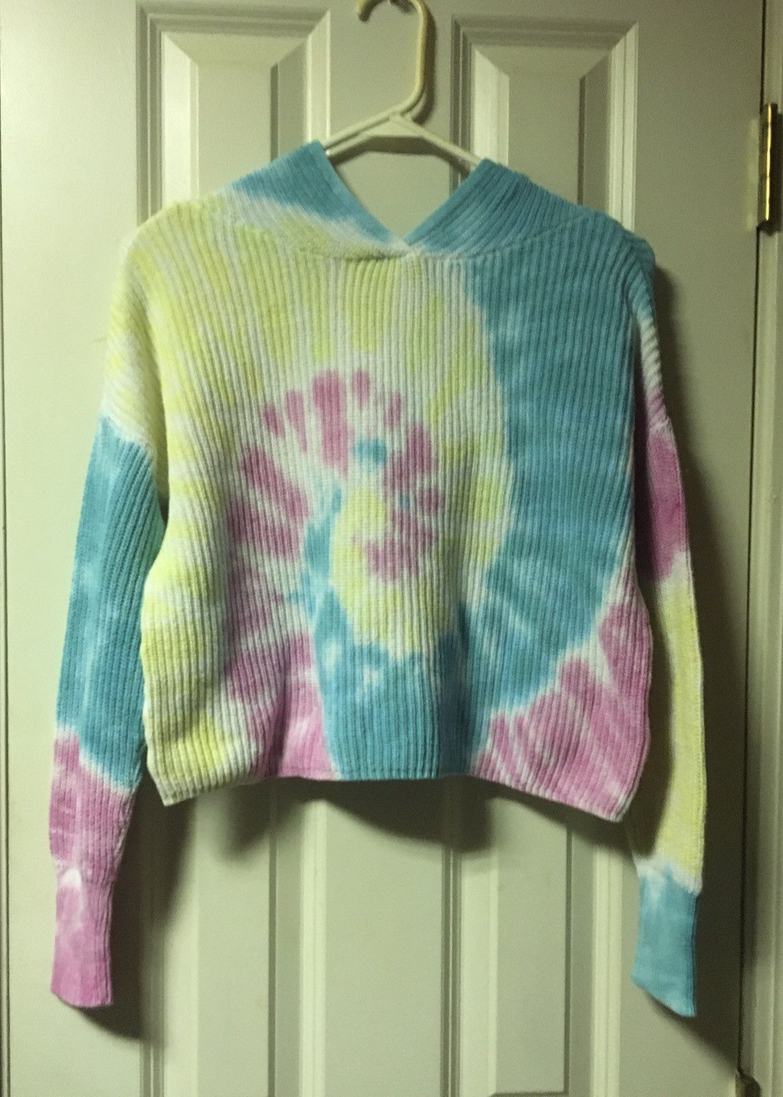 Other Women’s Sweater Hoodie Made With Love Size Medium Tie Dye Size M / US 6-8 / IT 42-44 - 5 Thumbnail