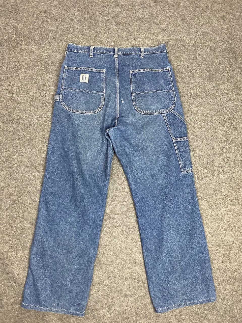 Japanese Brand vintage gold rush carpenter distressed denim Size US 35 - 1 Thumbnail