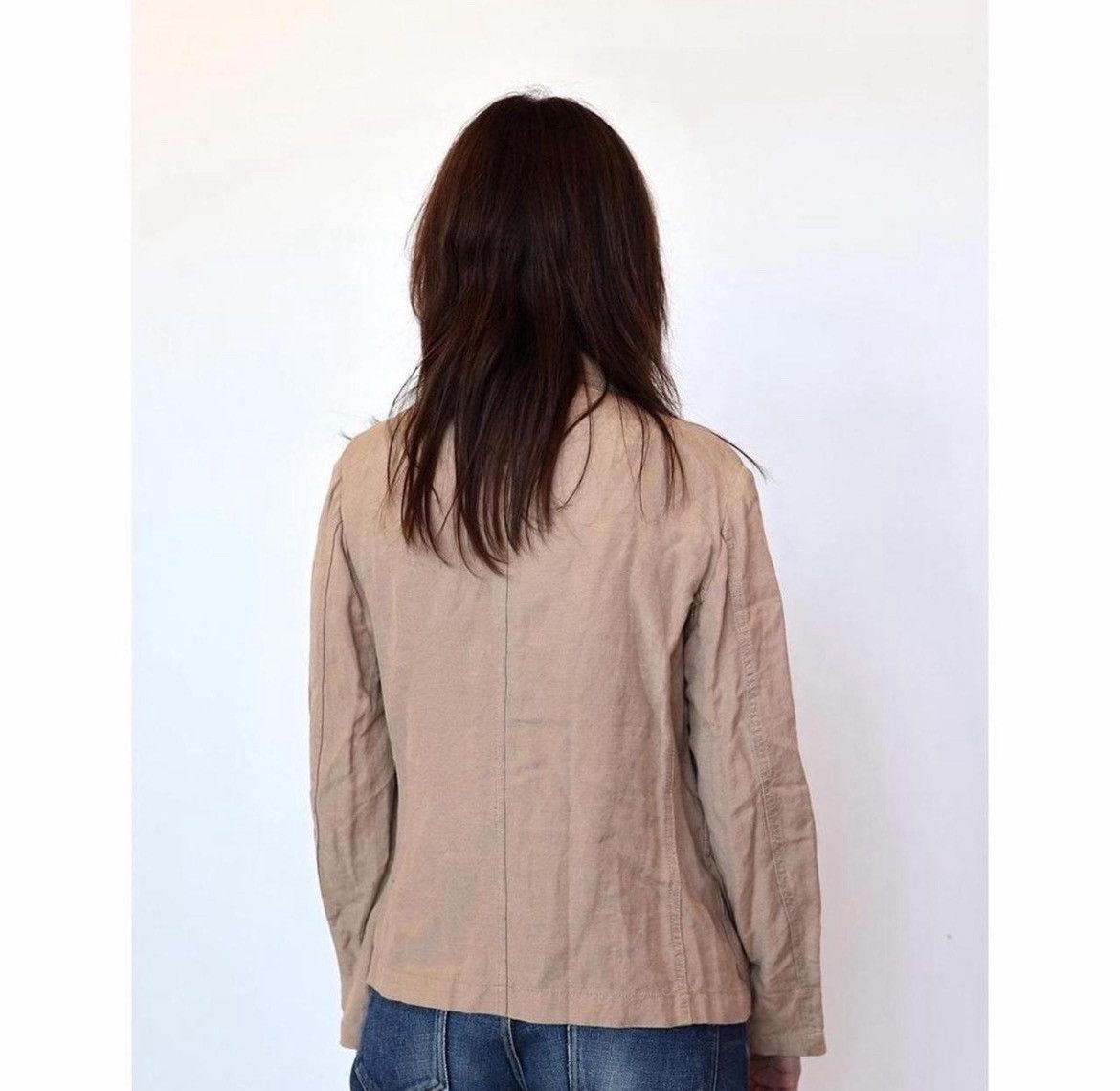 Comme des Garcons AD2002 Tricot Comme Des Garçons tan button up Size M / US 6-8 / IT 42-44 - 2 Thumbnail