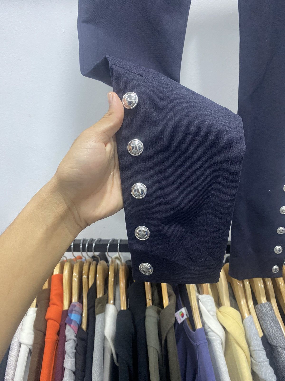 Burberry Snap Button Stretchable Pants