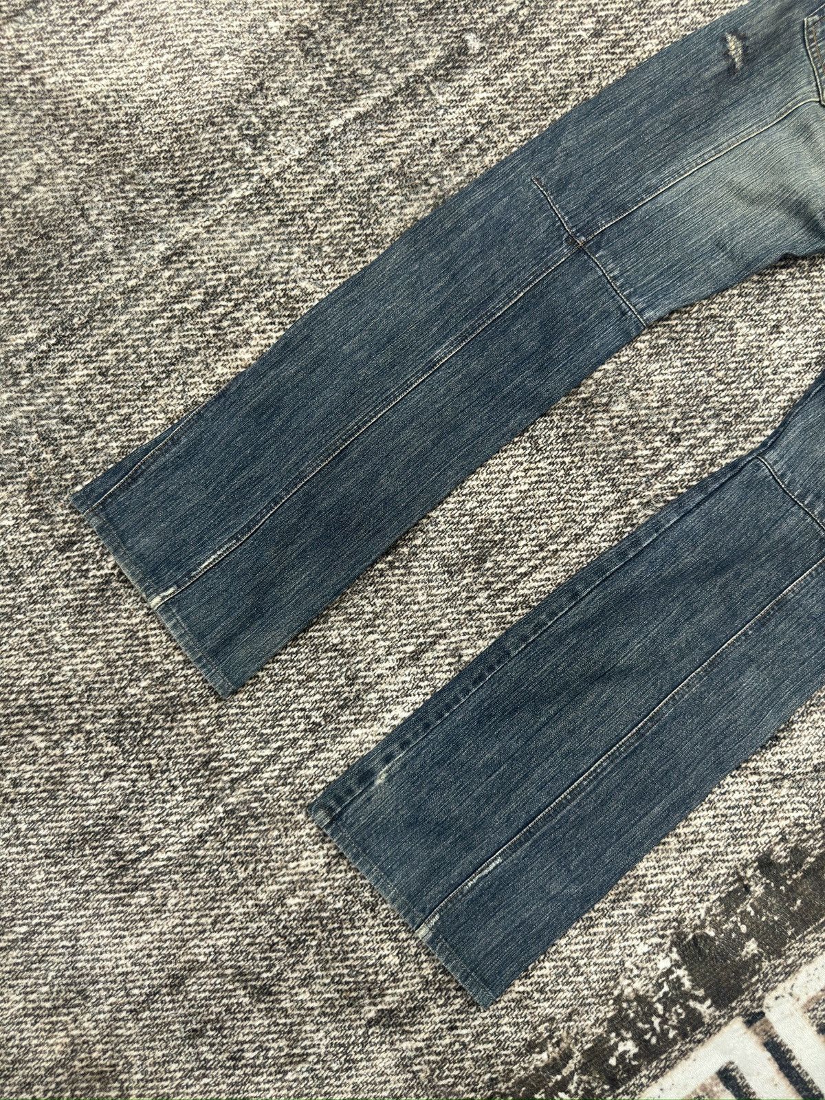 Japanese Brand Rupert The Difference Japan Patchworked Studded Jeans Size US 31 - 10 Thumbnail