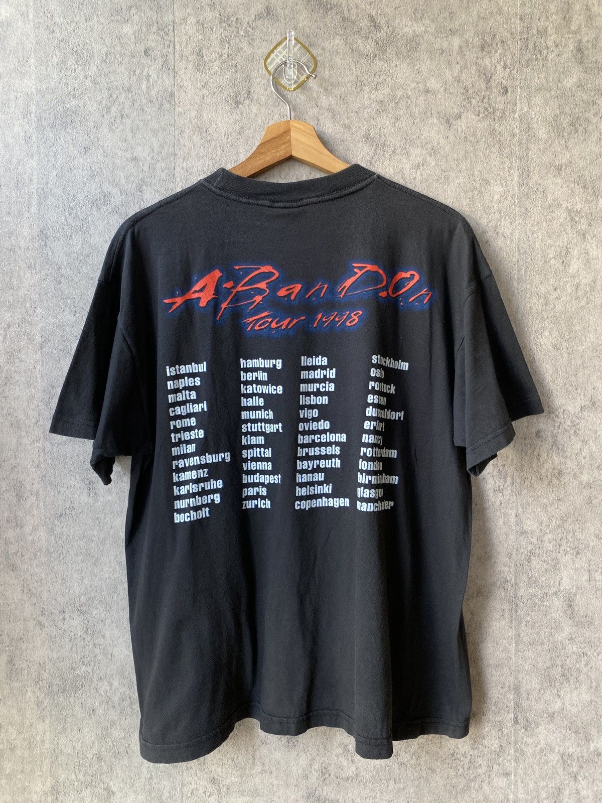 Band Tees × Vintage Vintage 1998 Deep Purple Boxy Cutting Band Tee Size US L / EU 52-54 / 3 - 2 Thumbnail