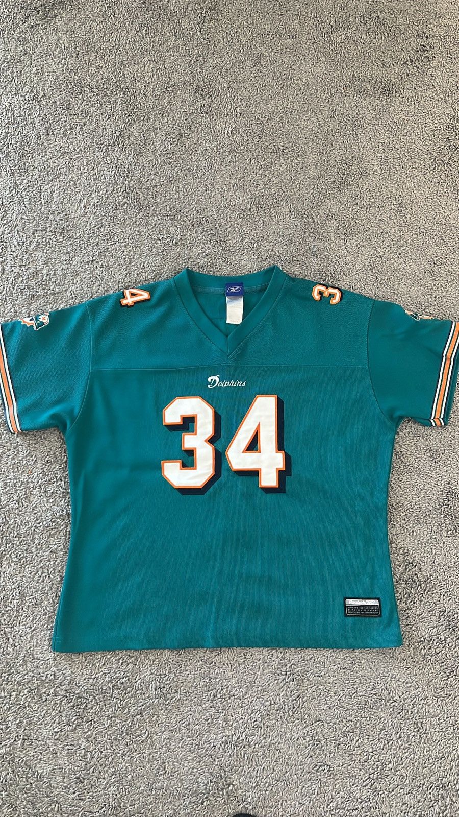 NFL × Reebok Miami Dolphins Throwback Reebok Jersey Size US S / EU 44-46 / 1 - 1 Thumbnail