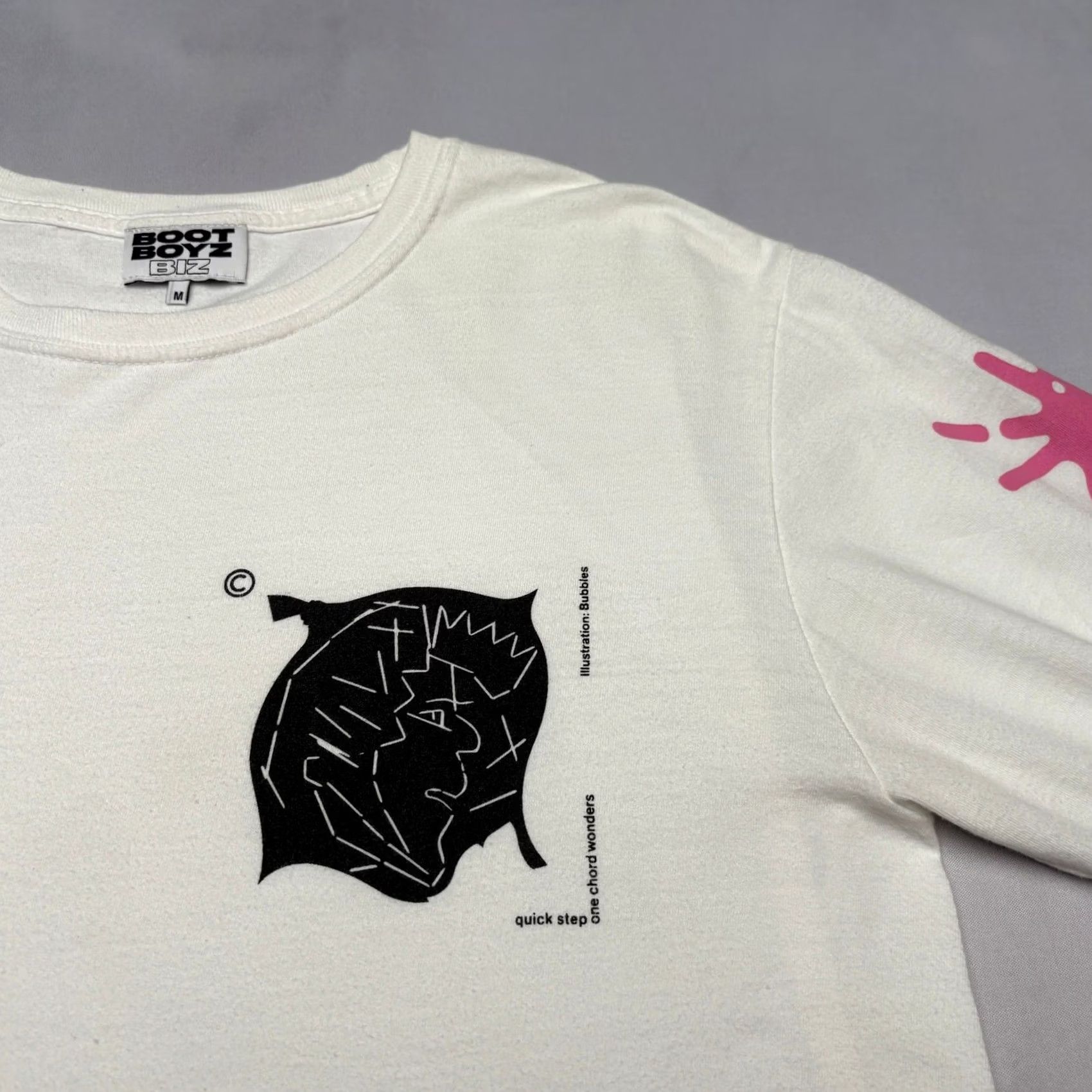 Boot Boyz Biz Boot Boyz Biz Long Sleeve T Shirt Men's Medium White Barney Bubbles Size US M / EU 48-50 / 2 - 2 Thumbnail
