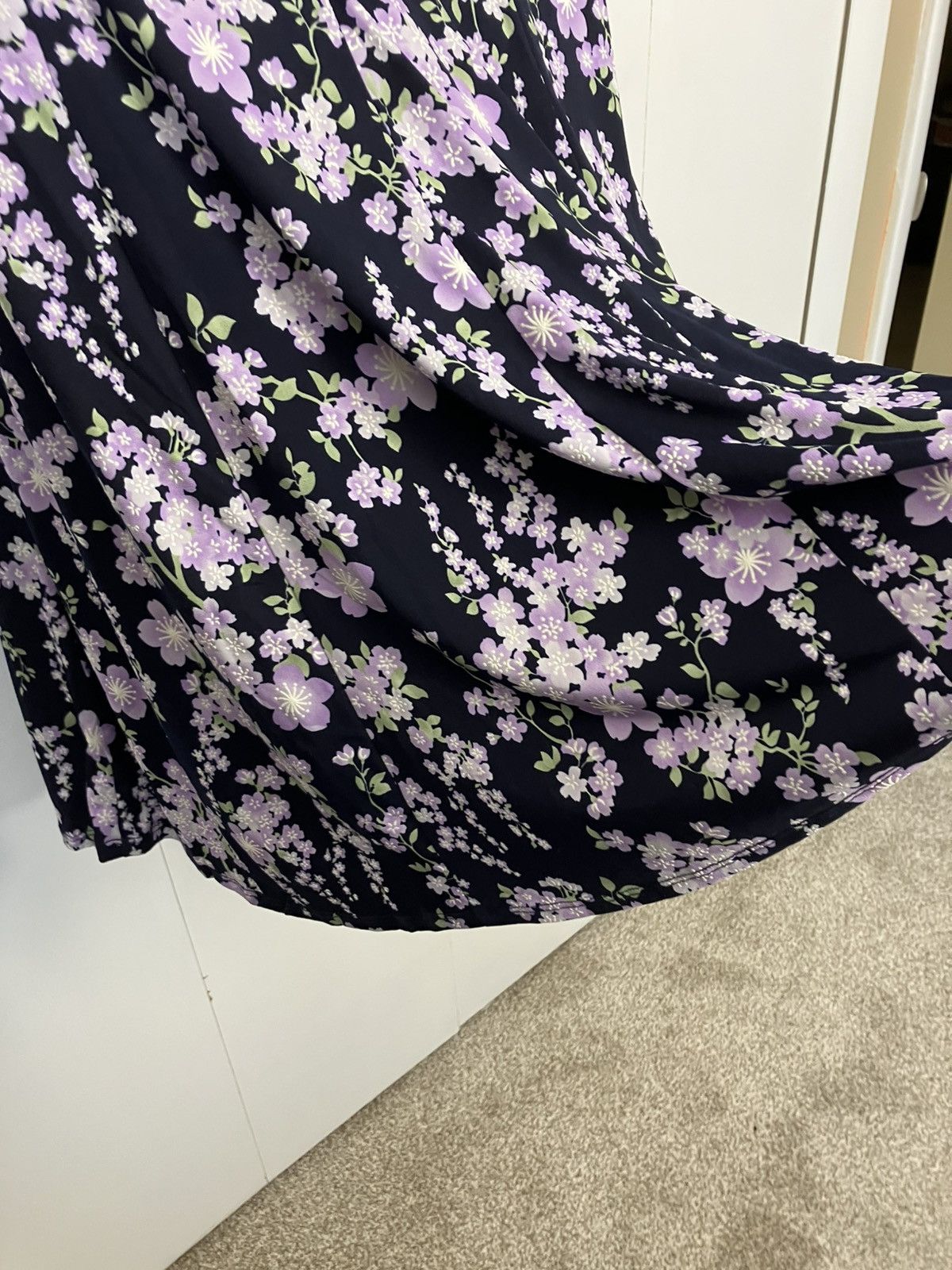 Other Perceptions Petite Floral Flare Sleeveles Dress Size XL / US 12-14 / IT 48-50 - 6 Thumbnail