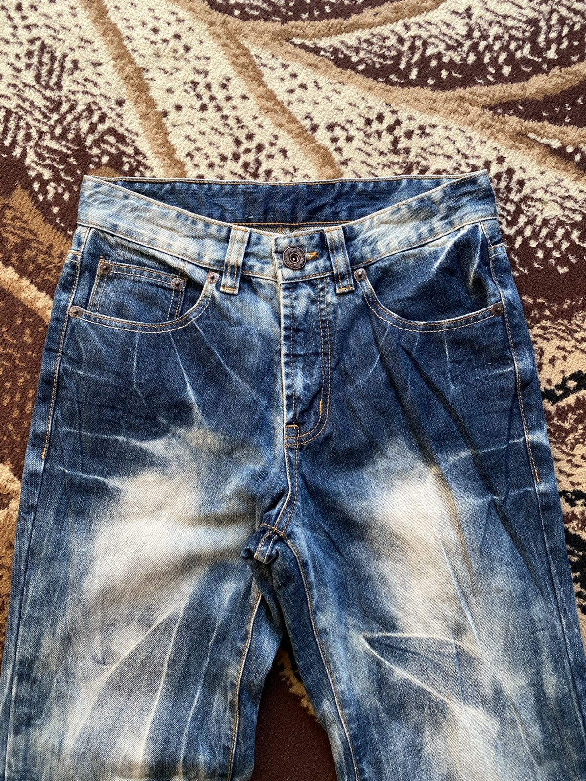 Tornado Mart Osaka Big Train Acid Wash Jeans Size US 30 / EU 46 - 4 Thumbnail