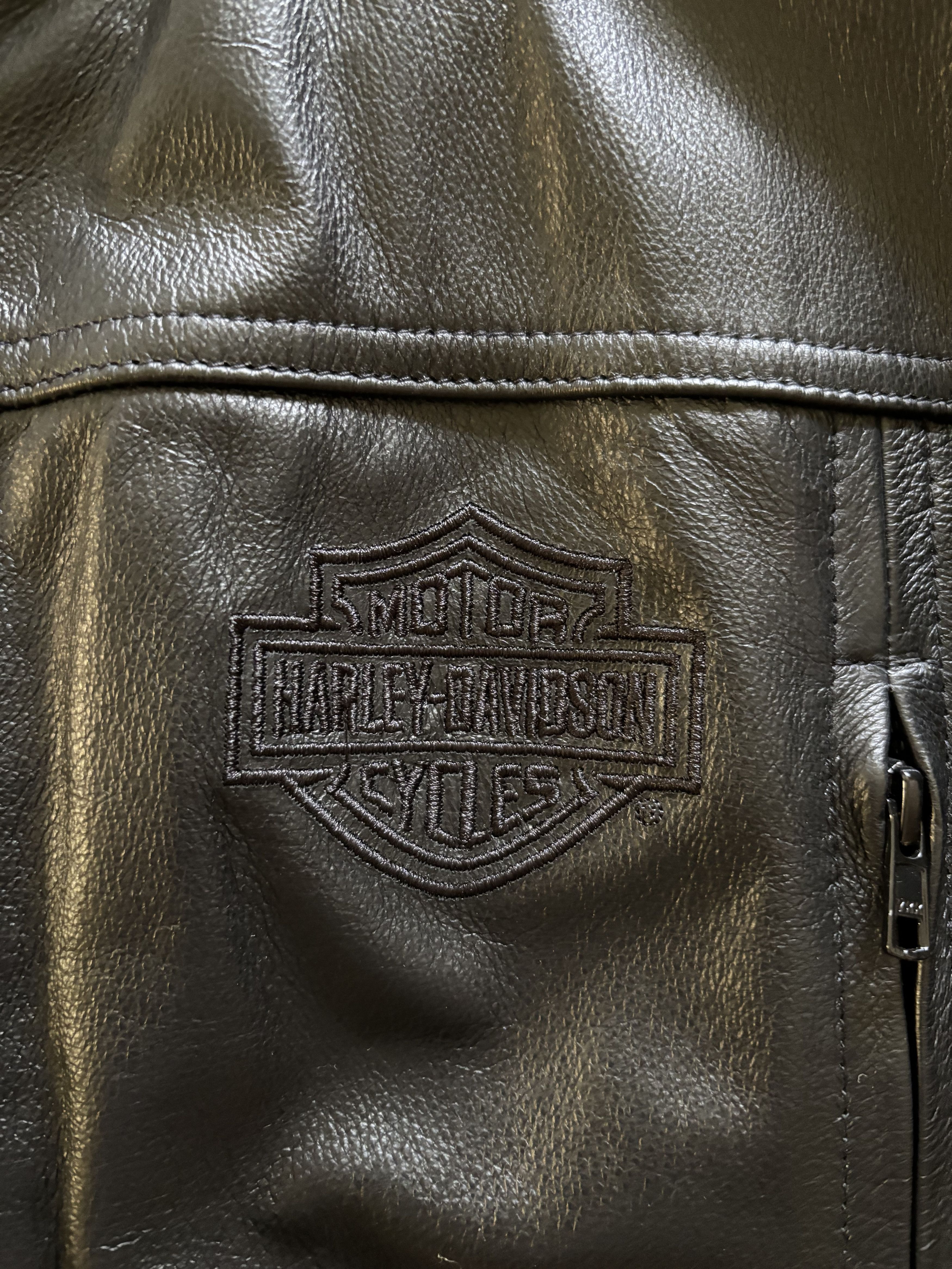 Harley Davidson Harley-Davidson Spoiler Black Leather Jacket Size US L / EU 52-54 / 3 - 4 Thumbnail