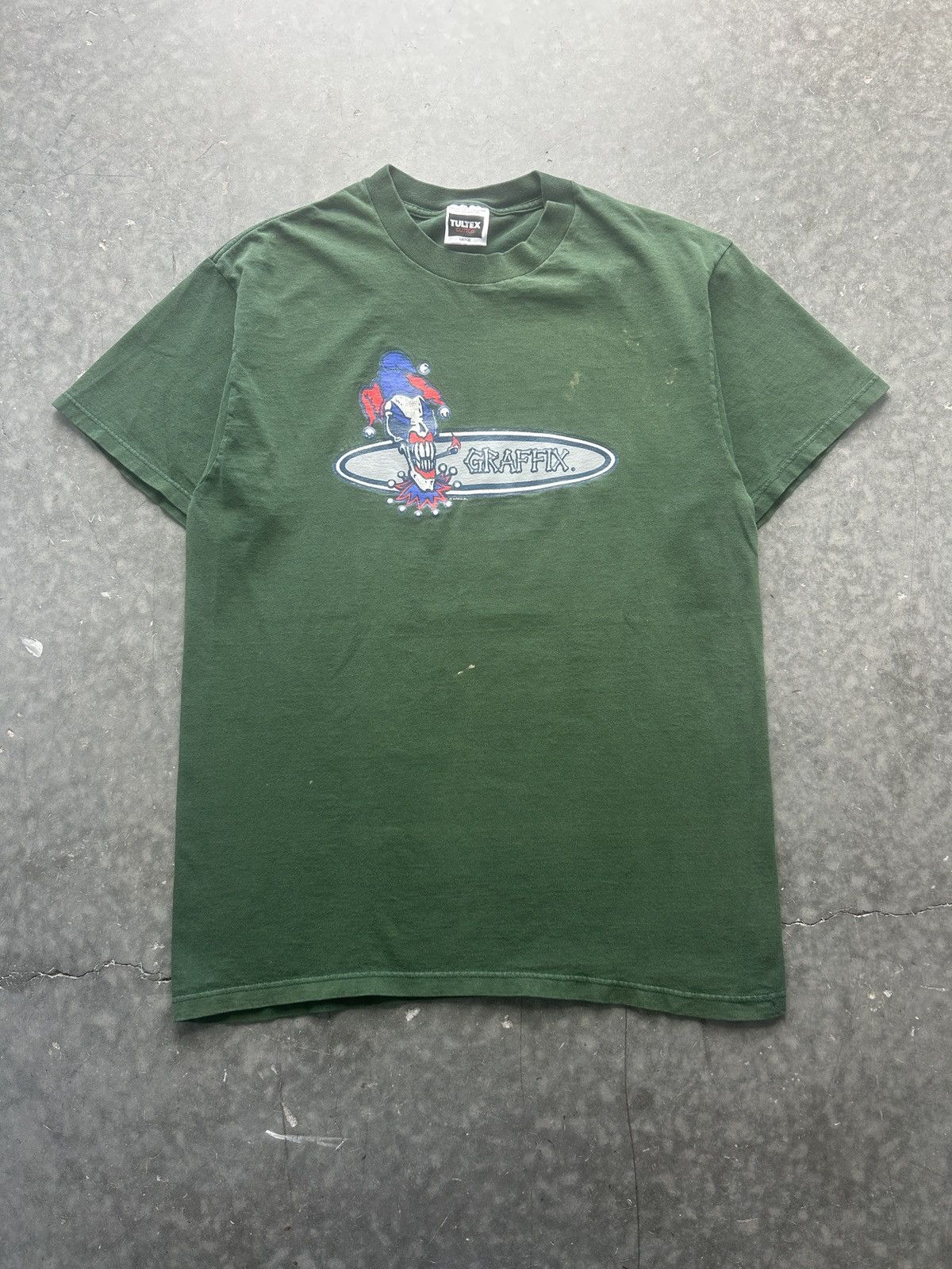 Vintage Vintage 90s Graffix Jester Graphic Tee Size US L / EU 52-54 / 3 - 2 Thumbnail