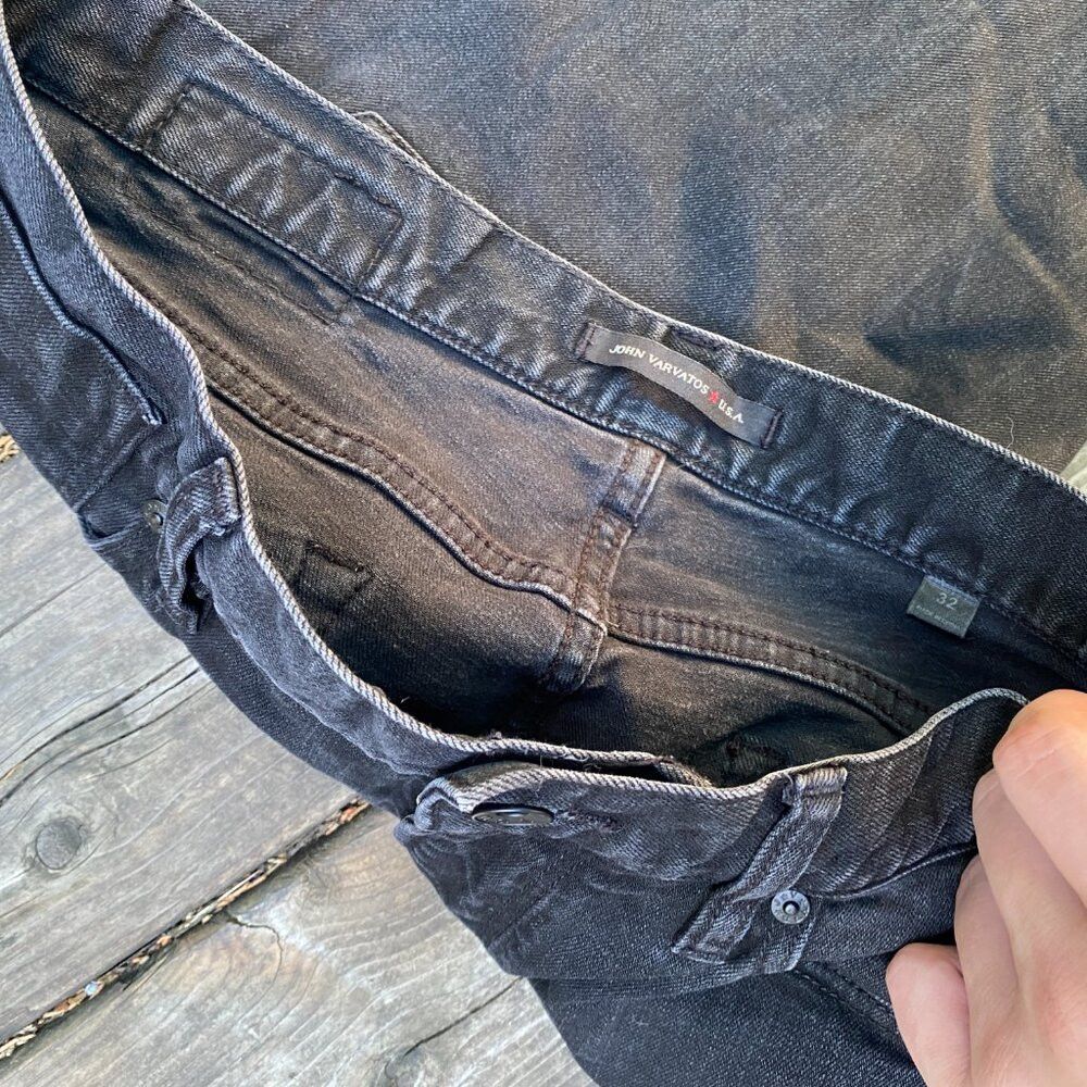 John Varvatos John Varvatos USA Jeans Size 32 Gray Black Size US 32 / EU 48 - 5 Thumbnail