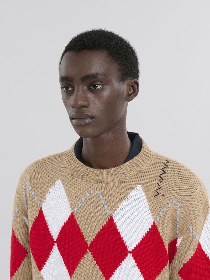 Marni o1f1d3z0326 Crew Neck Jumper in Multicolor Size US L / EU 52-54 / 3 - 4 Thumbnail