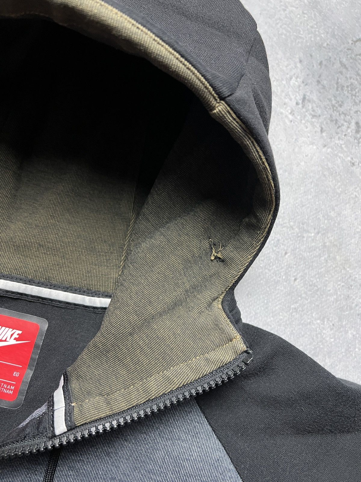 Jordan Brand Zip Up Hoodie Nike Tech Fleece Drill y2k Zipper Size US XL / EU 56 / 4 - 7 Thumbnail