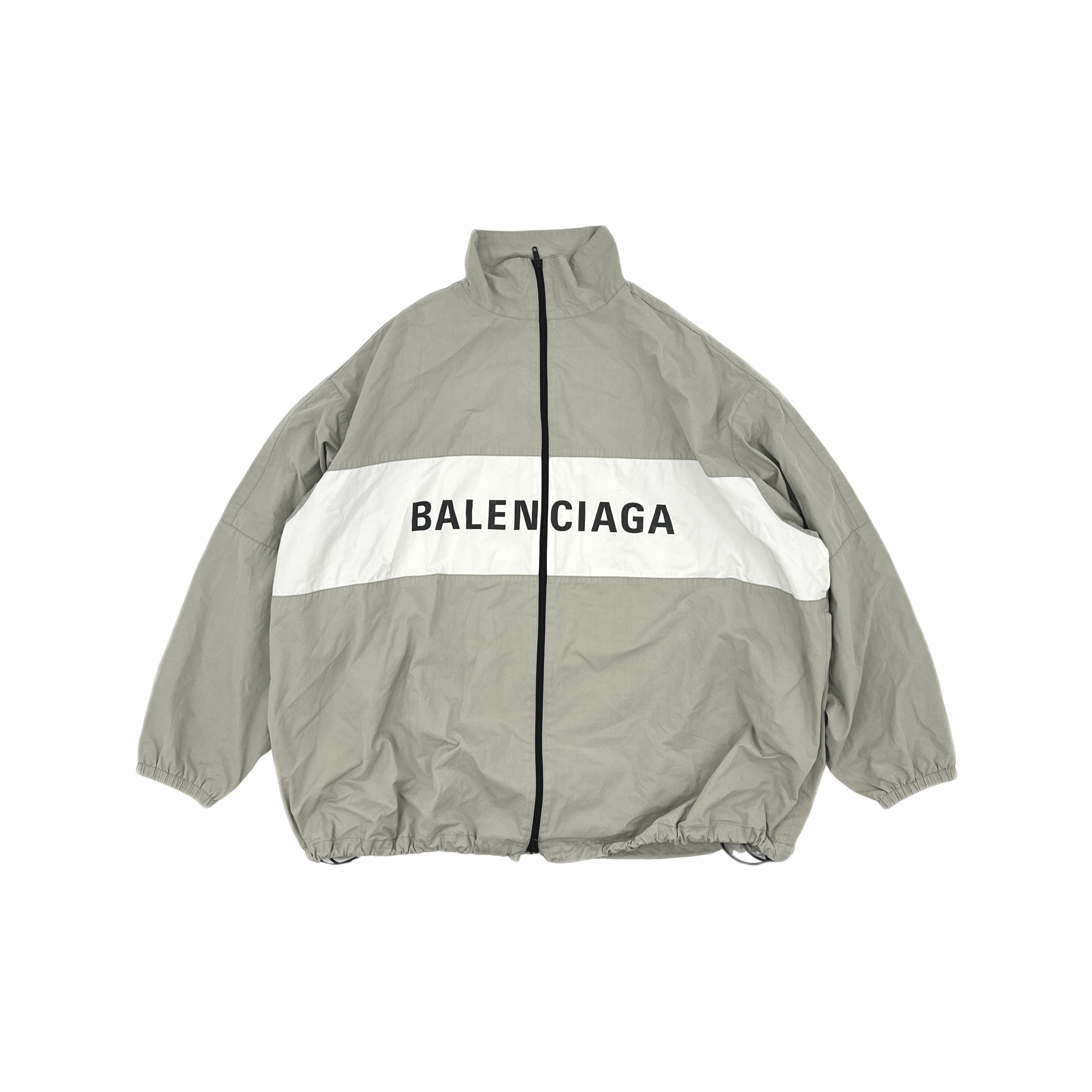 Balenciaga Balenciaga Logo Print Zip-Up Jacket S Size US S / EU 44-46 / 1 - 1 Thumbnail