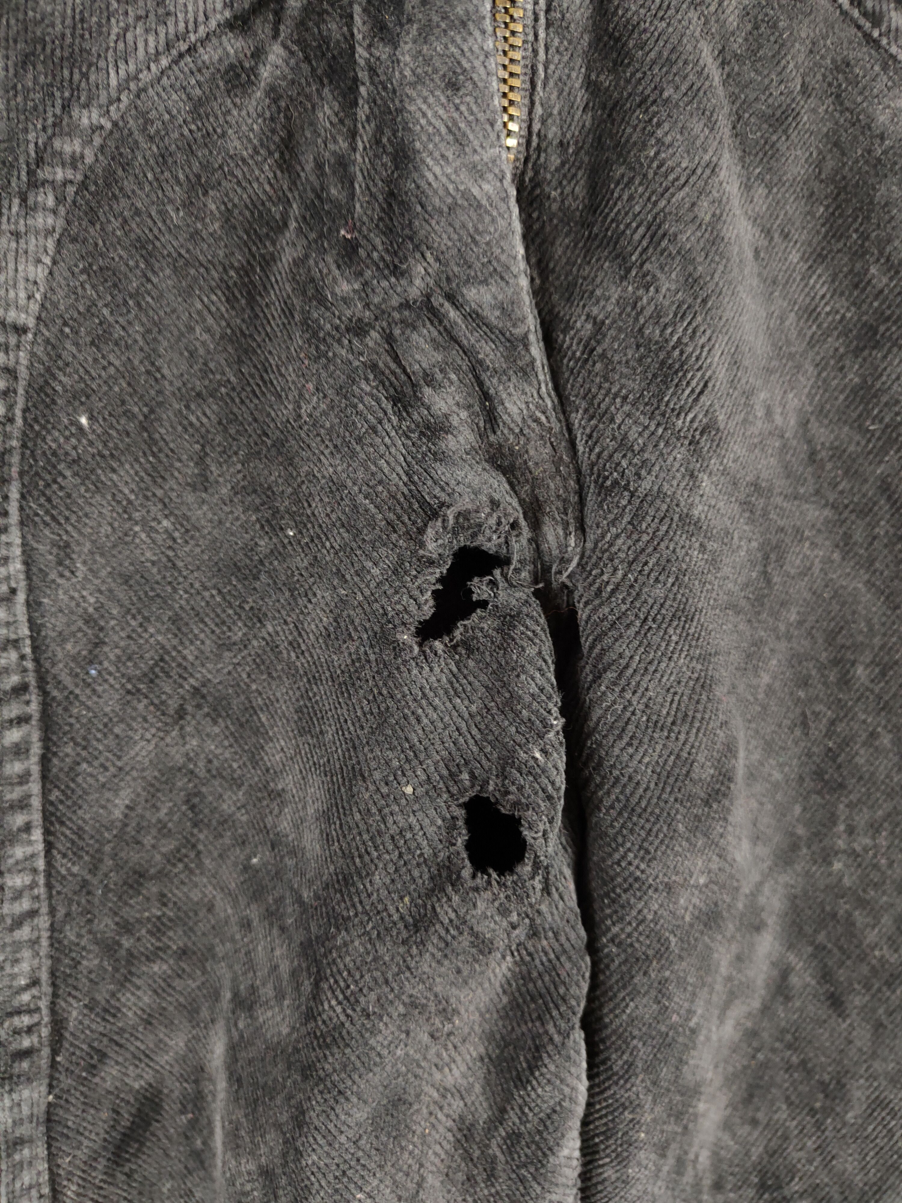 Fake London Genius Fake London Genius Black Corduroy palazo Pants #S1488 Size 28" / US 6 / IT 42 - 3 Thumbnail
