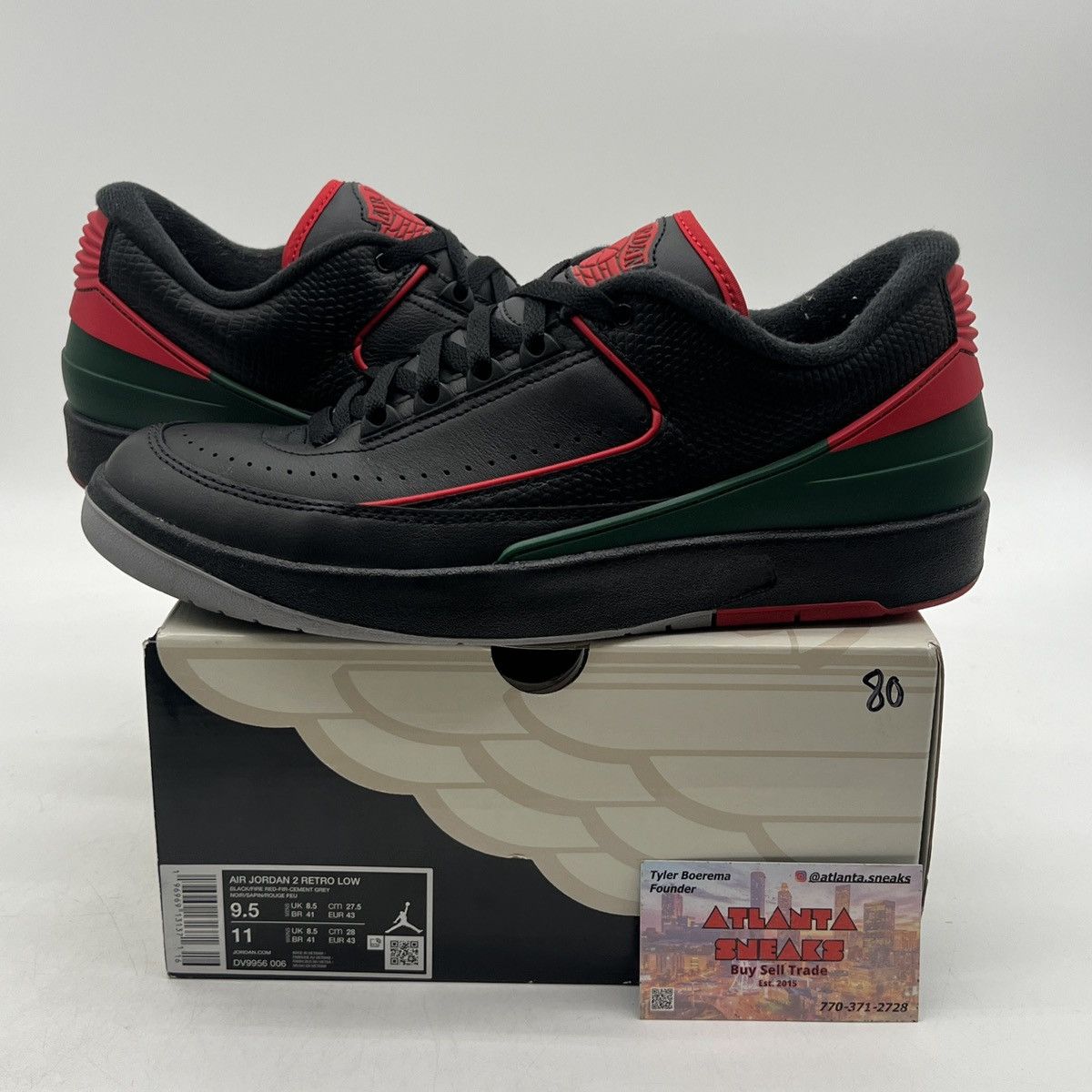 Jordan Brand Air Jordan 2 low Christmas Size US 9.5 / EU 42-43 - 1 Thumbnail