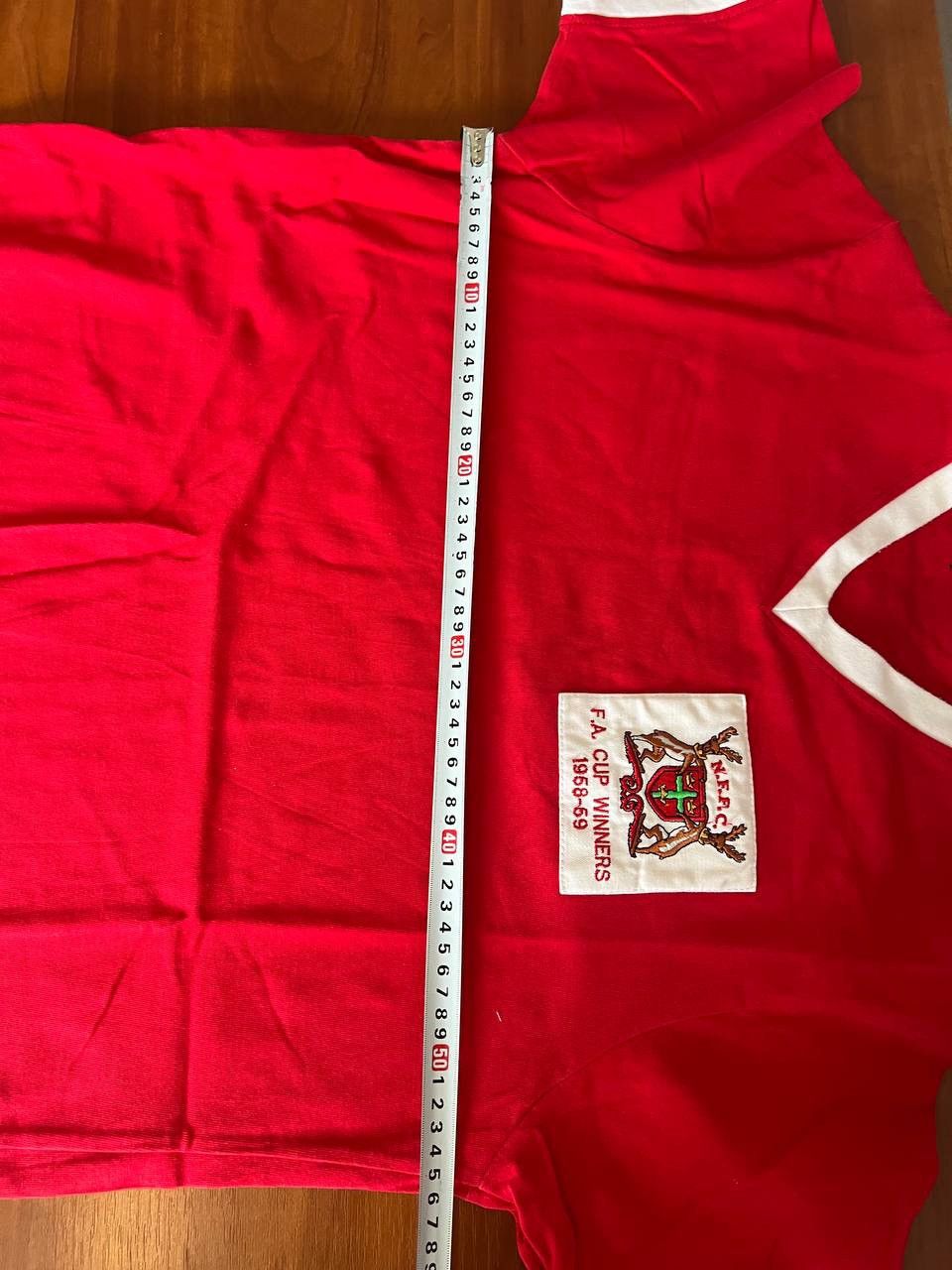 Vintage 1958/59 NOTTINGHAM FOREST FC REMAKE HOME SOCCER JERSEY XXL Size US XXL / EU 58 / 5 - 13 Thumbnail