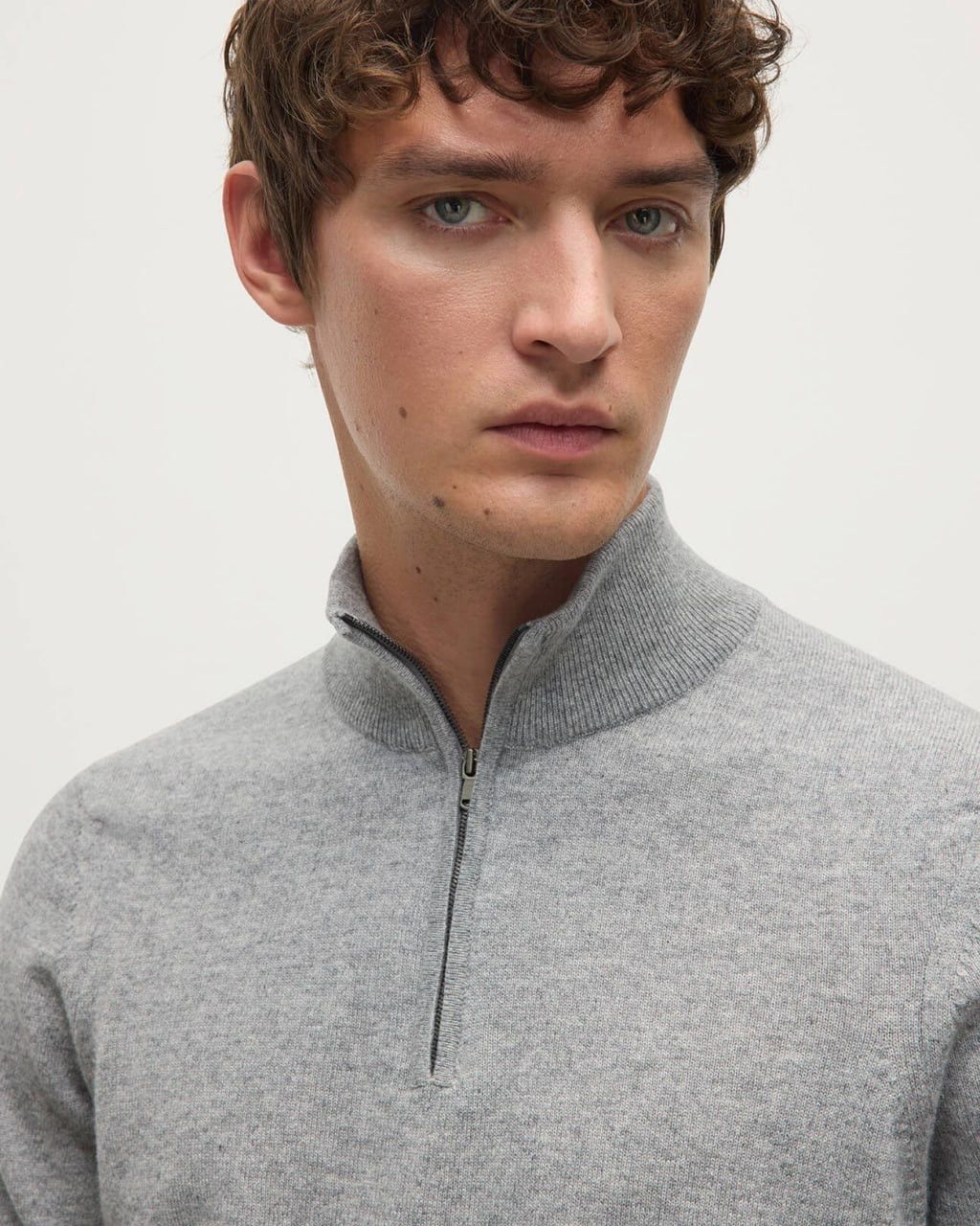Johnstons Of Elgin Johnstons of elgin Design Pure Wool Gray zip Jumper Sweater Size US M / EU 48-50 / 2 - 3 Thumbnail