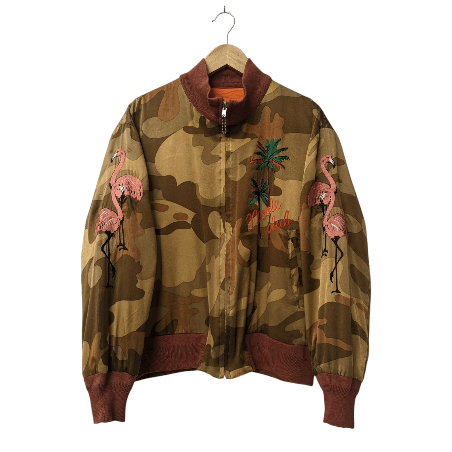 Japanese Brand × Nicole Club Vintage 90s Sukajan Nicole Club Reversible Miami Florida 92 Size US L / EU 52-54 / 3 - 1 Thumbnail
