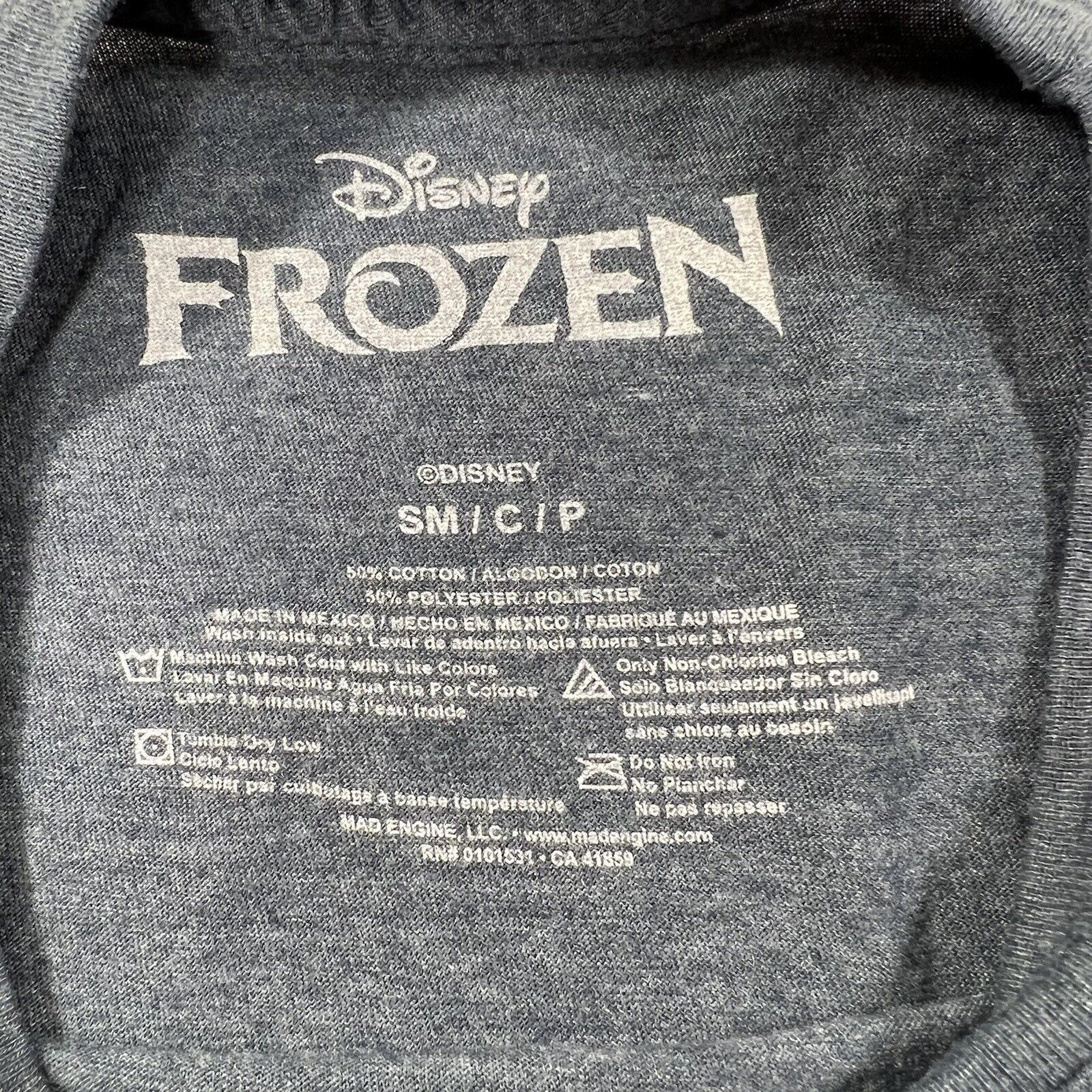 Disney Disney Frozen Small Keep Calm Let It Go Graphic T Shirt Size US S / EU 44-46 / 1 - 3 Thumbnail