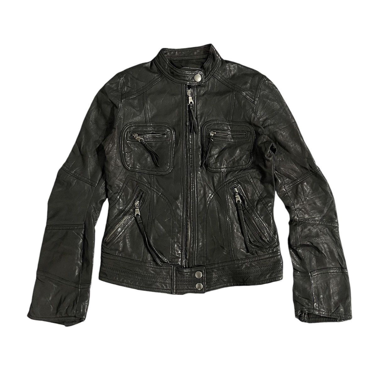ABAHOUSE Vintage Abahouse Devinette Luxe Leather Jacket Size XS / US 0-2 / IT 36-38 - 1 Thumbnail