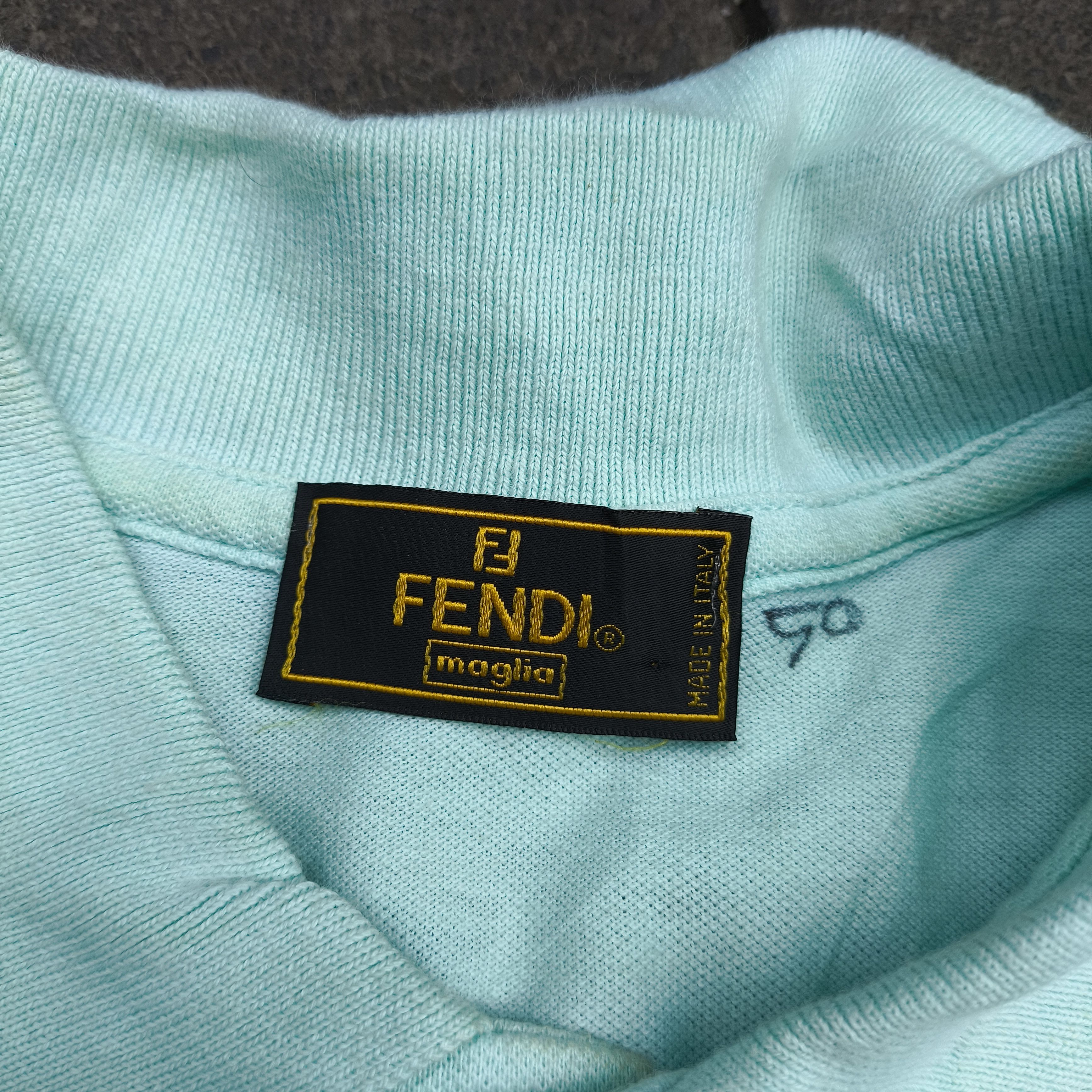 Fendi Fendi logo polo shirt built up Size US M / EU 48-50 / 2 - 3 Thumbnail