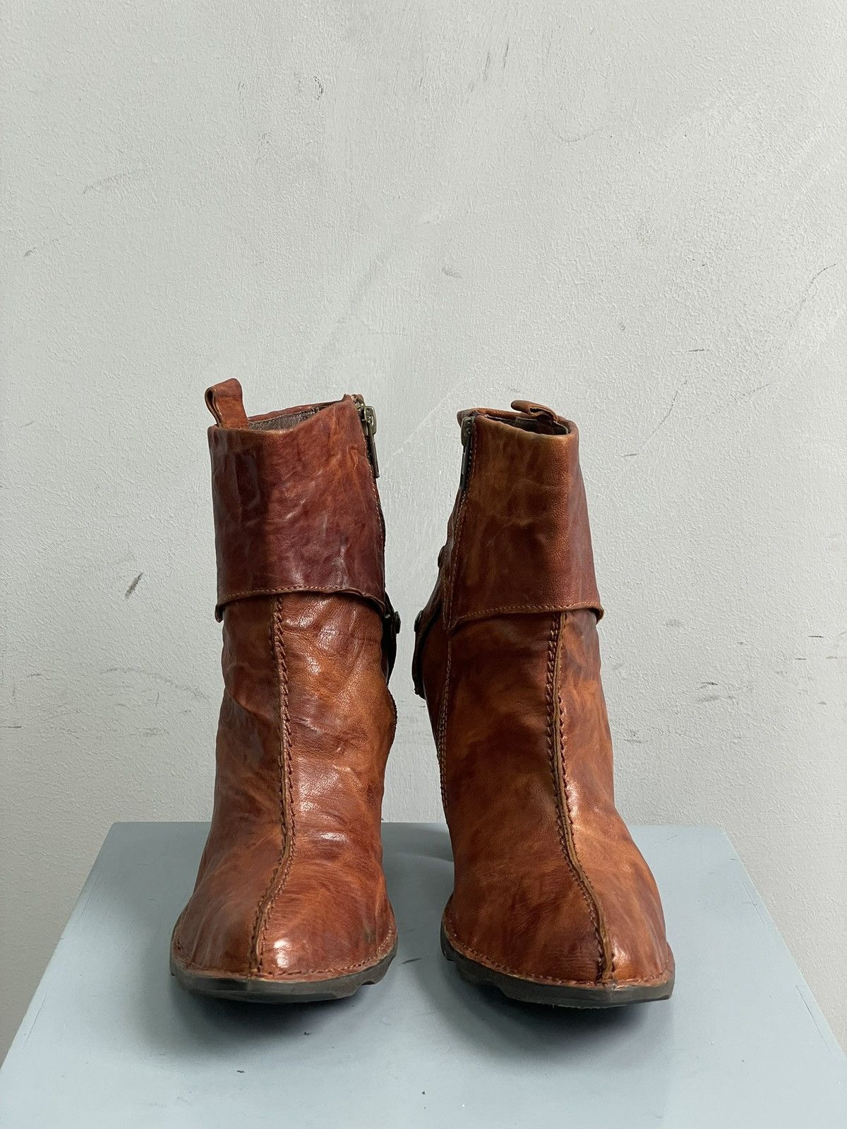 Diesel avant garde Diesel leather boots ann demeulemeester style Size US 9 / IT 39 - 4 Thumbnail