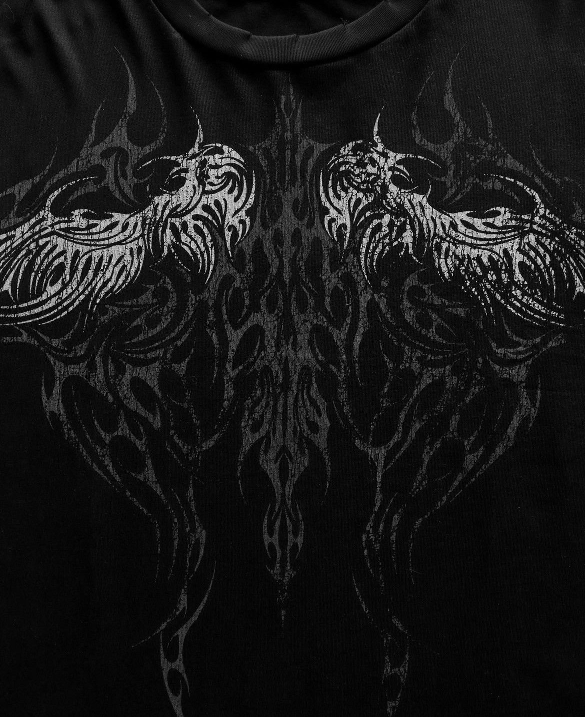 Affliction × Japanese Brand onlycurse “avian” tee black, size large, rare Size US L / EU 52-54 / 3 - 5 Thumbnail