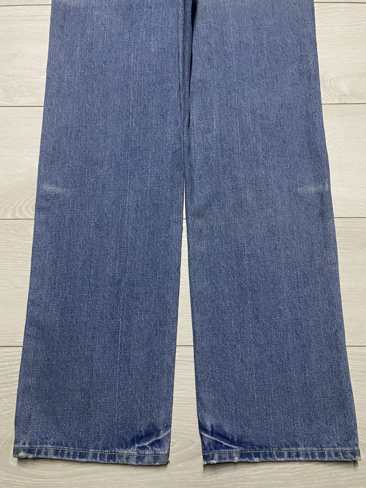 Abercrombie & Fitch Vintage Ambercrombie & Fitch Blue Wash Distressed Loose Jean Size US 31 - 6 Thumbnail