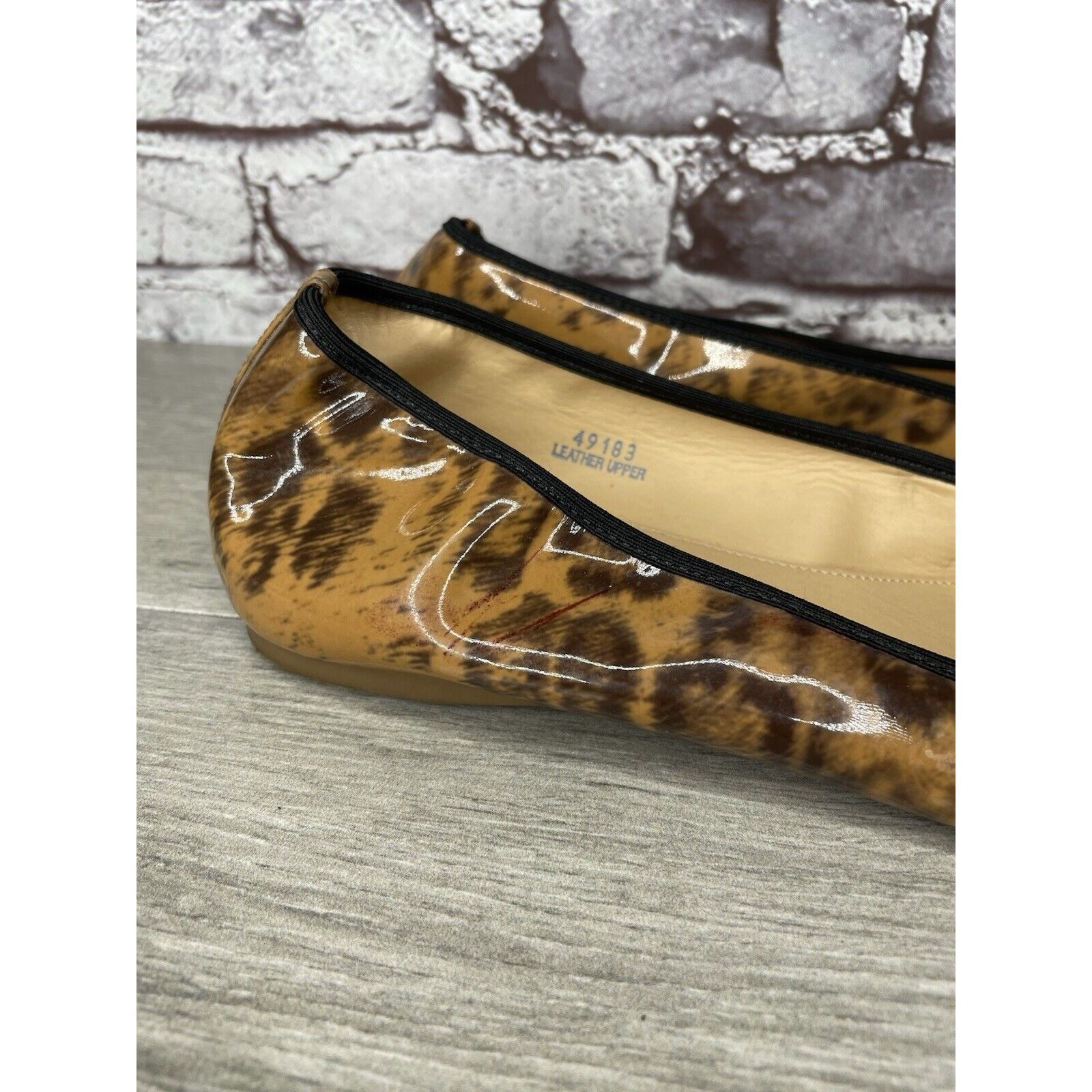 J.Crew J. Crew Caramel Animal Print Patent Leather Ballet Flats Wom Size US 9 / IT 39 - 11 Thumbnail
