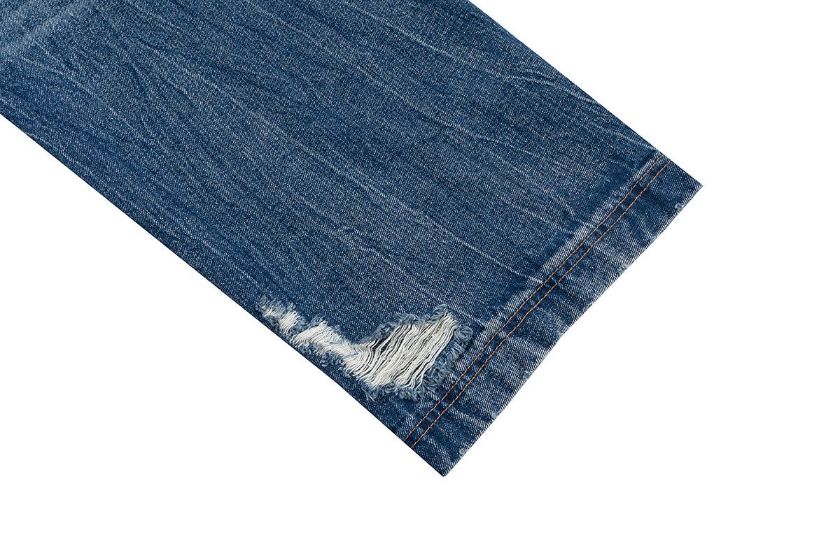 Jean × Vintage Distressed Logging Turquoise Jeans Size US 31 - 10 Thumbnail