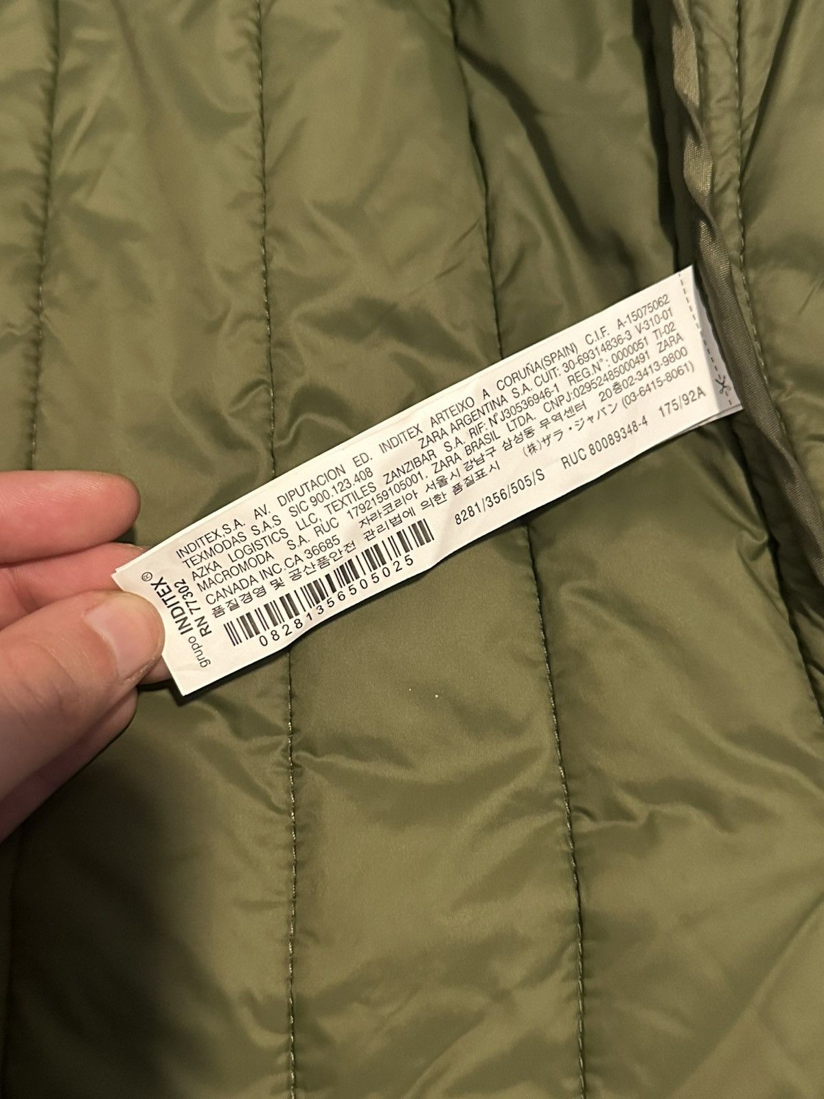 Zara Zara Men’s Quilted Jacket Lightweight Size US S / EU 44-46 / 1 - 4 Thumbnail