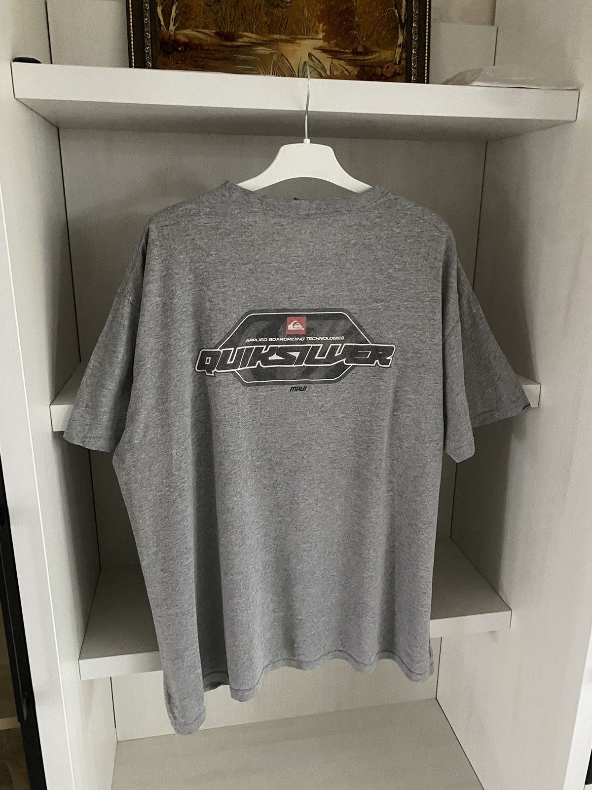 Quiksilver 00s Quiksilver t-shirt surf merch big logo y2k Size US L / EU 52-54 / 3 - 4 Thumbnail