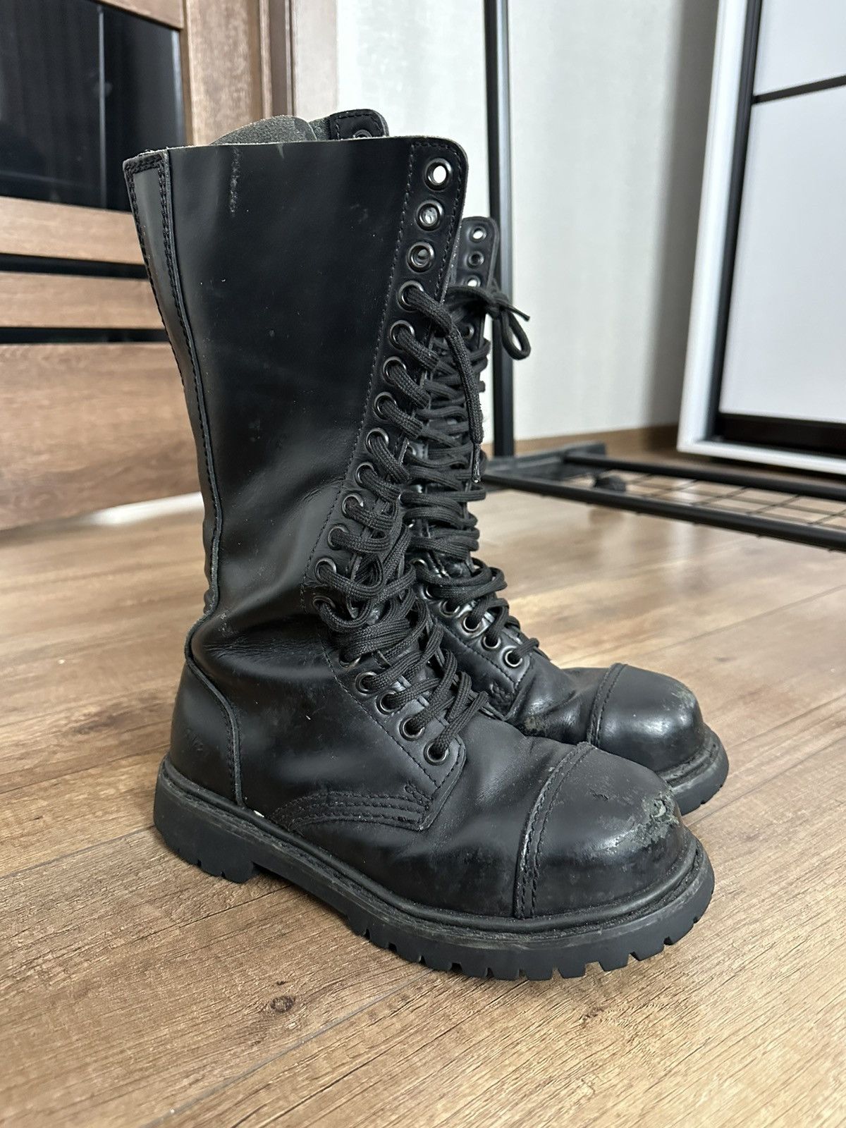 Undercover Undercover Vintage High Top Leather Boots Size US 5 / EU 37 - 1 Thumbnail