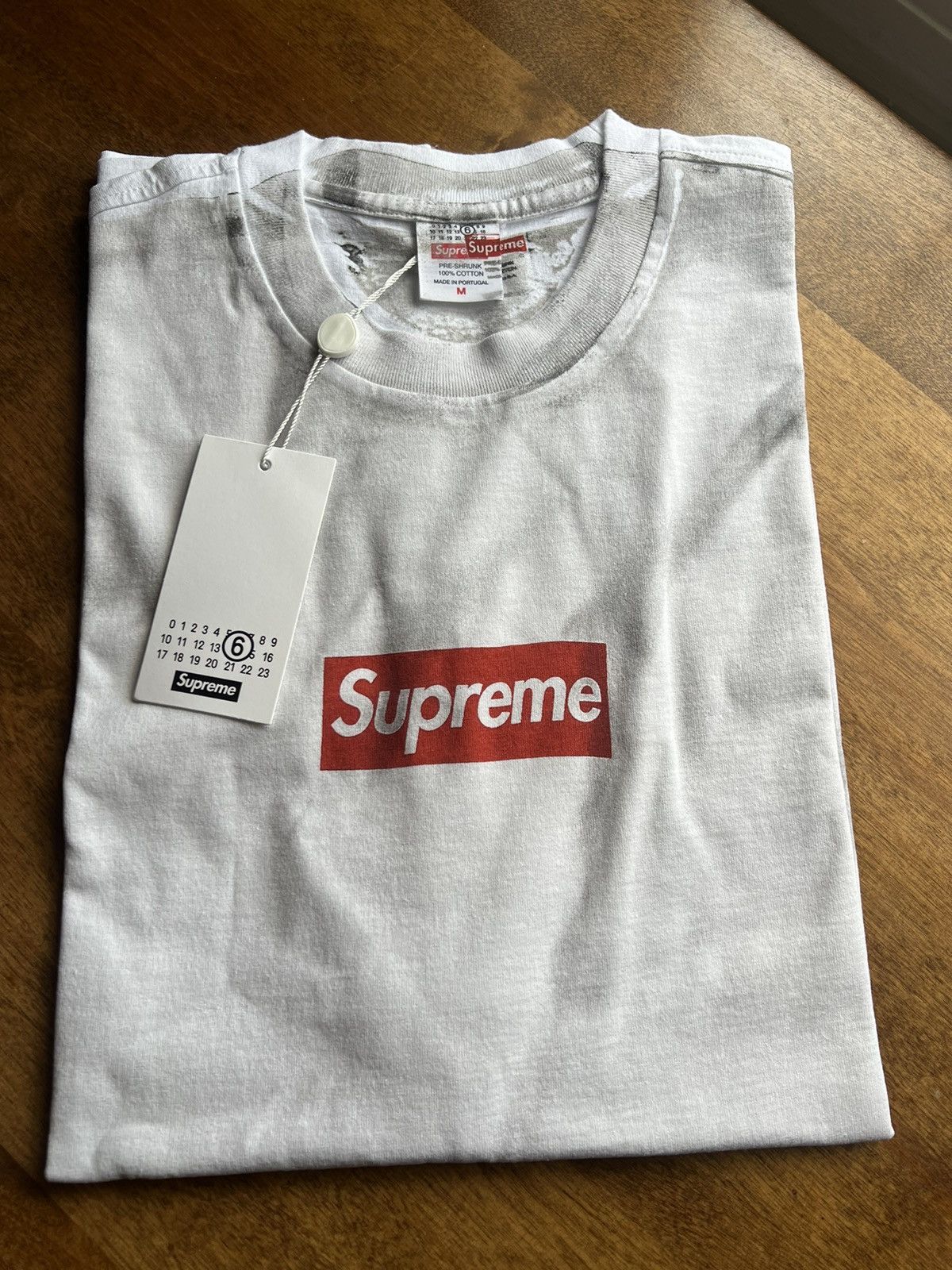 Supreme Supreme Maison Margiela MM6 Box Logo T-Shirt | Grailed