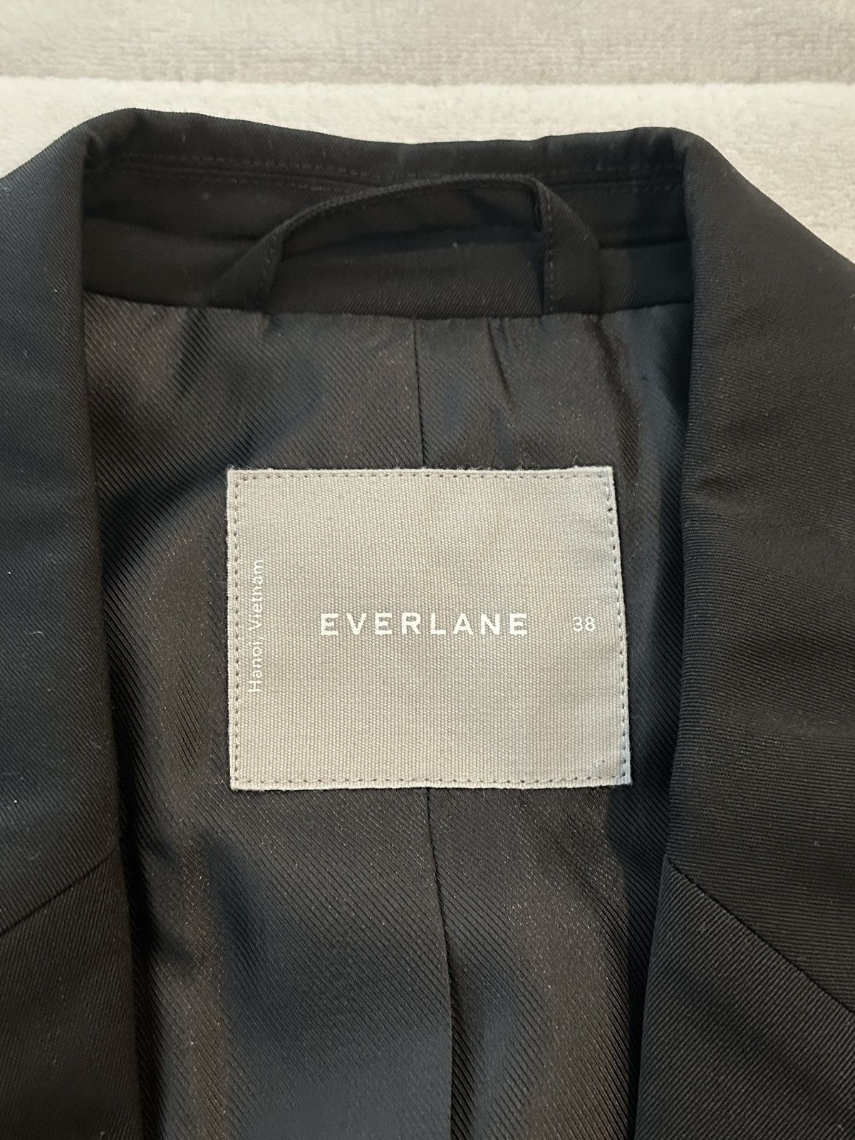 Everlane Everlane 38 Italian Wool Jacket Black Size 38R - 3 Thumbnail
