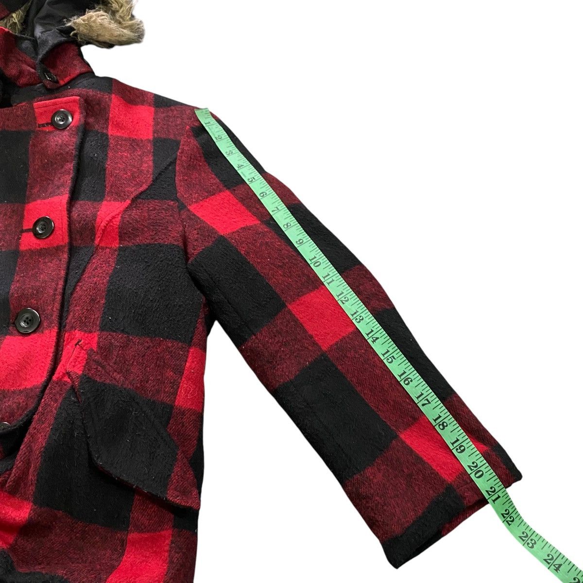 If Six Was Nine × Le Grande Bleu (L.G.B.) × PPFM Vintage Ppfm Plaid Checked Faux Fur Size US L / EU 52-54 / 3 - 12 Thumbnail