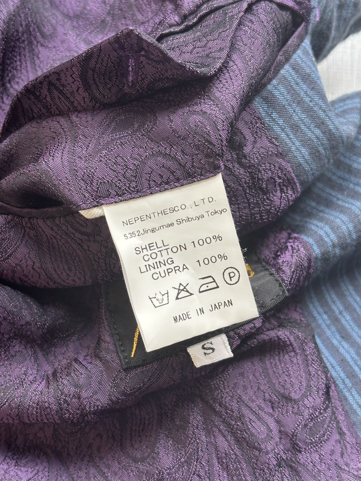 Needles Needles Blue Purple Stripe Suits (Blazer Jacket and Pants) Size 38R - 7 Thumbnail