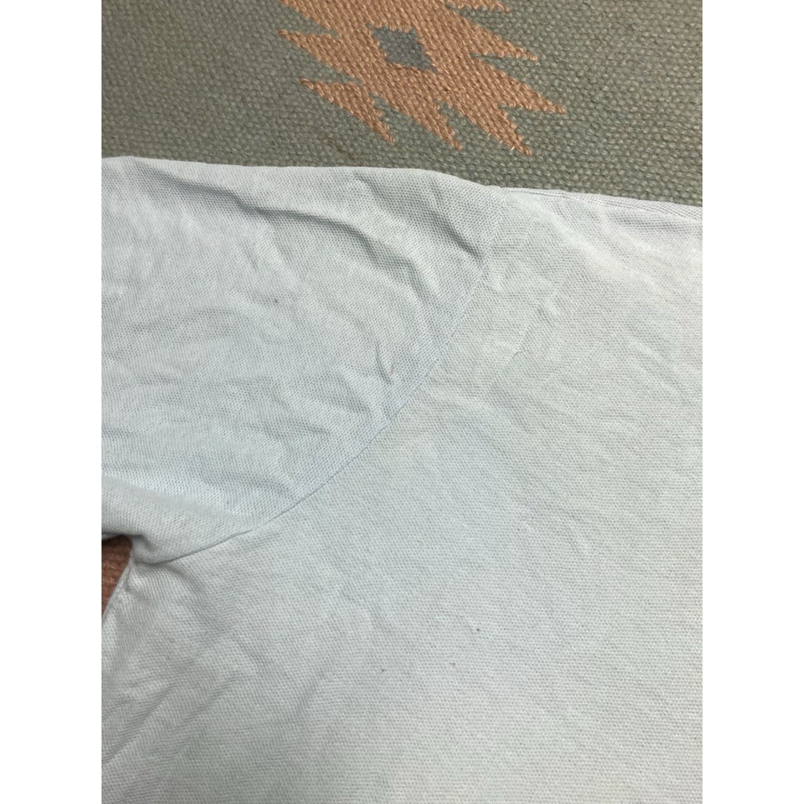 Vintage VINTAGE 90s short sleeve polo shirt paint stained worn light blue adult large Polo Shirt Mens Large 90s Size US L / EU 52-54 / 3 - 4 Thumbnail