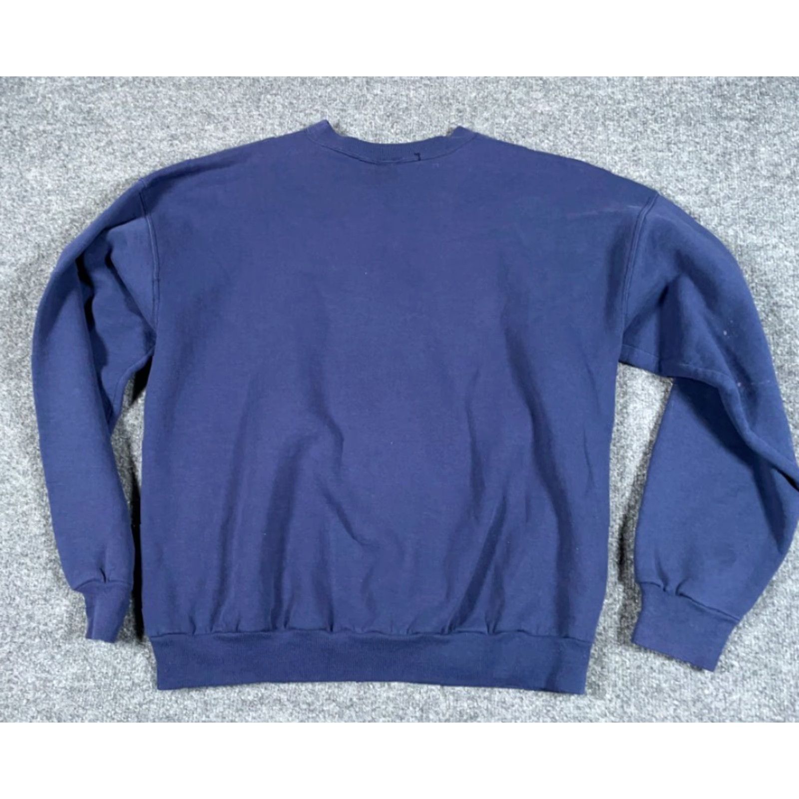Hanes VTG Hanes Sweatshirt Fairview Michigan 90s Big Print Dark Blue XL Adult Men Size US XL / EU 56 / 4 - 2 Thumbnail
