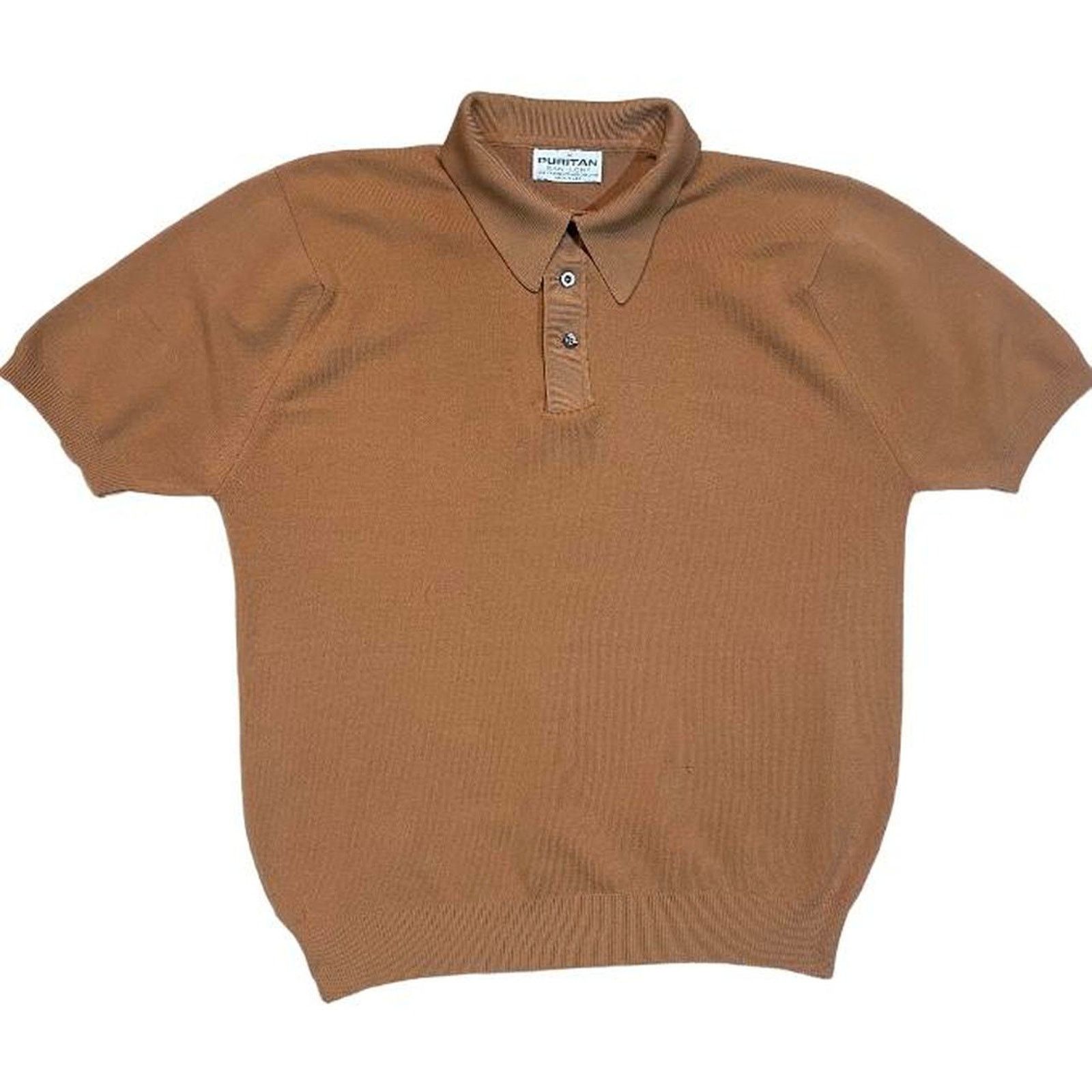 Burberry 80s puritan polo brown shirt Size US M / EU 48-50 / 2 - 1 Thumbnail