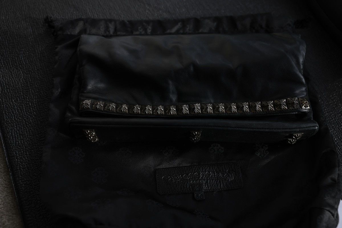 Chrome Hearts Chrome Hearts Leather Pyramid Clutch Bag Size ONE SIZE - 1 Thumbnail