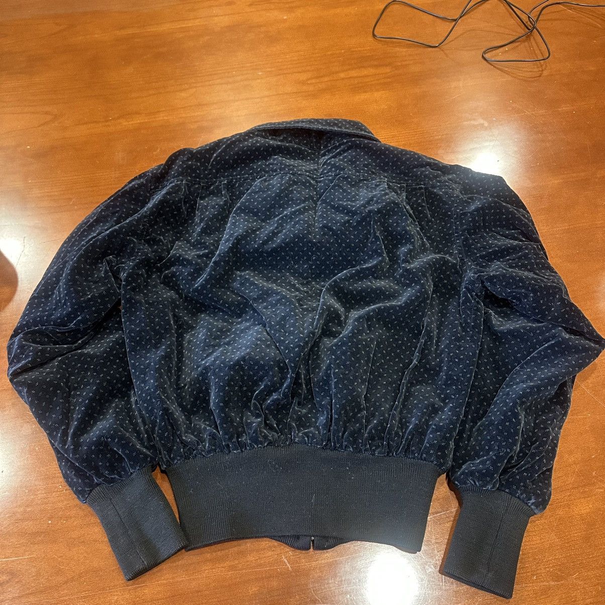 Japanese Brand × Vintage Vintage Japanese Brand JUN Velvet Bomber Jacket Size US M / EU 48-50 / 2 - 2 Thumbnail