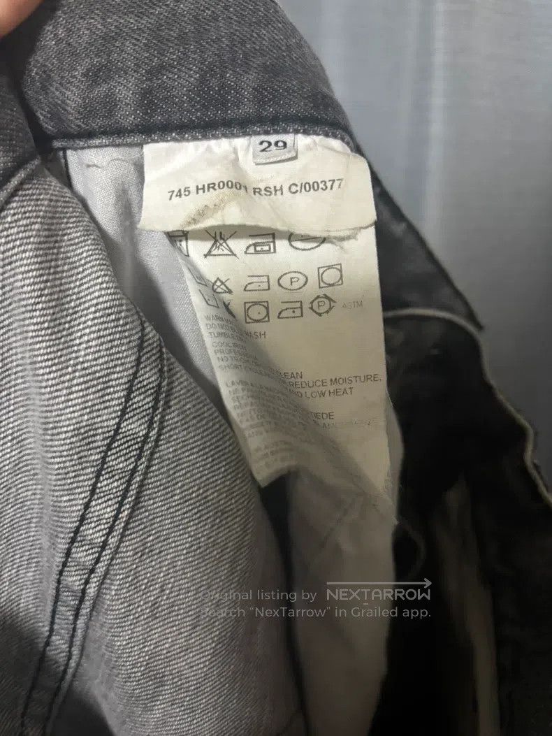 Helmut Lang Helmut Lang Grey Washed Denim Jeans Size US 29 - 7 Thumbnail